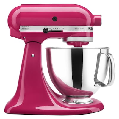 Downtown bord Nervesammenbrud KitchenAid 5-Quart 10-Speed Cranberry Residential Stand Mixer at Lowes.com