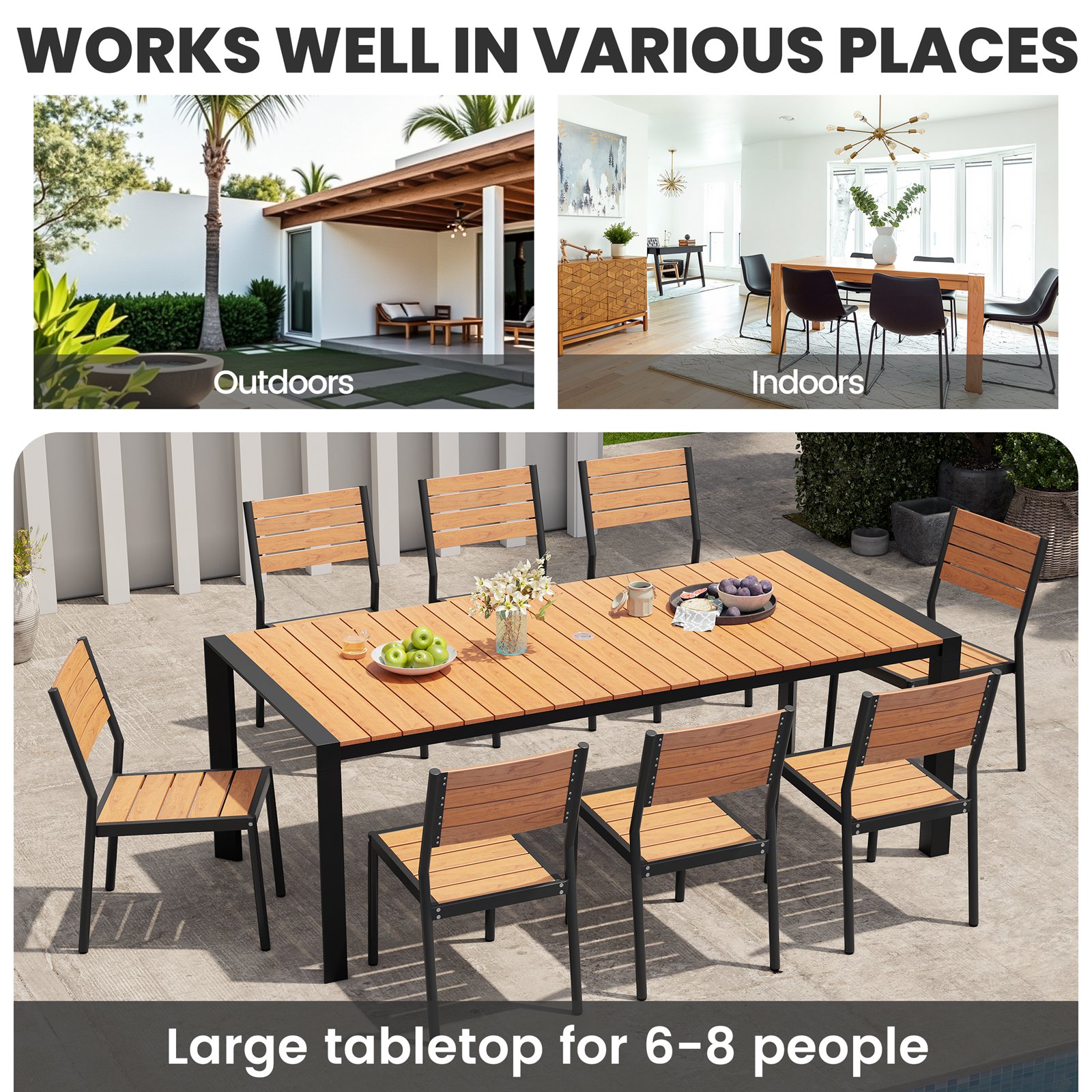 Crestlive Products CL-TB062BRN210 Patio-Tables - View #7