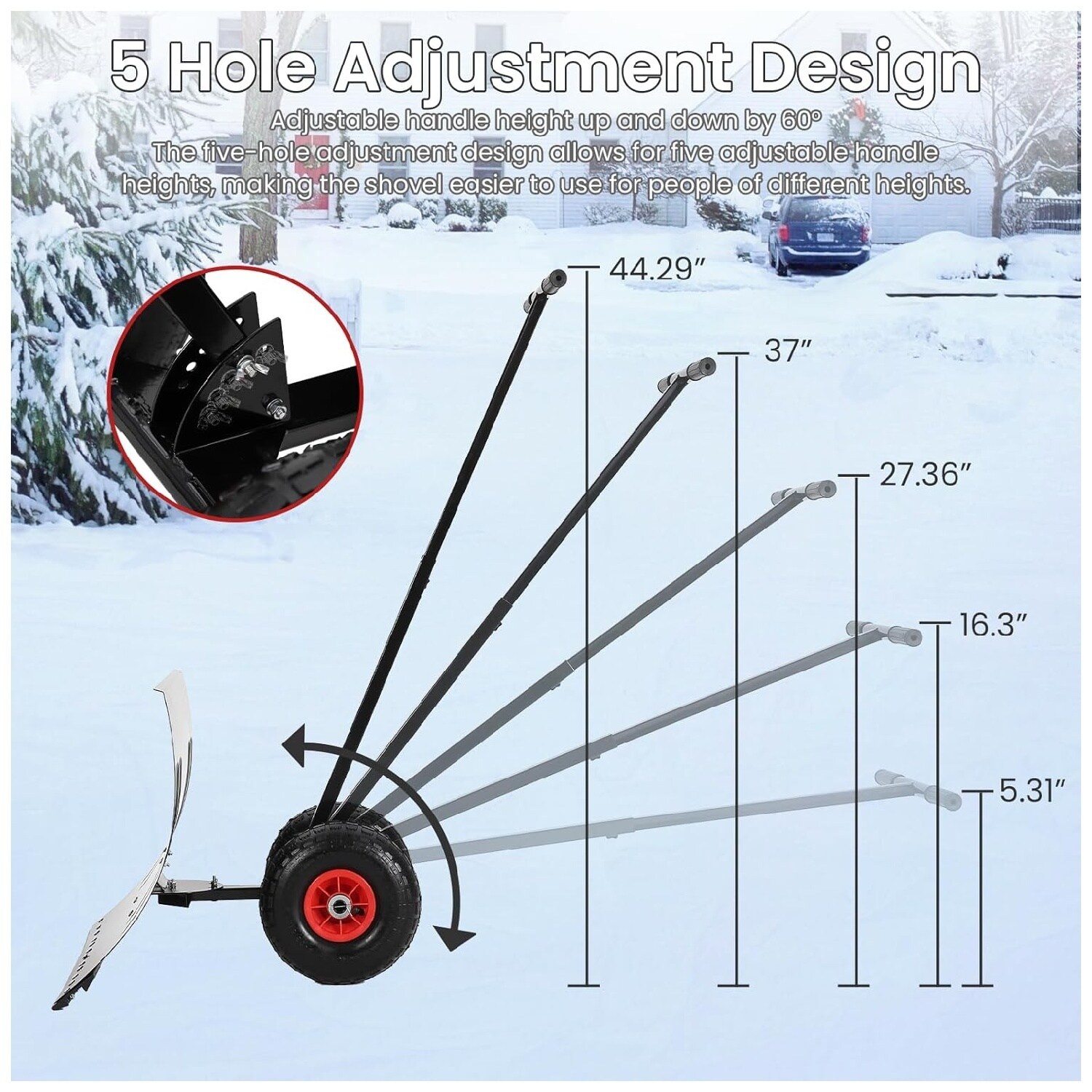 Garvee ZQ-PPG-3469RWKM Snow-Shovels - View #5