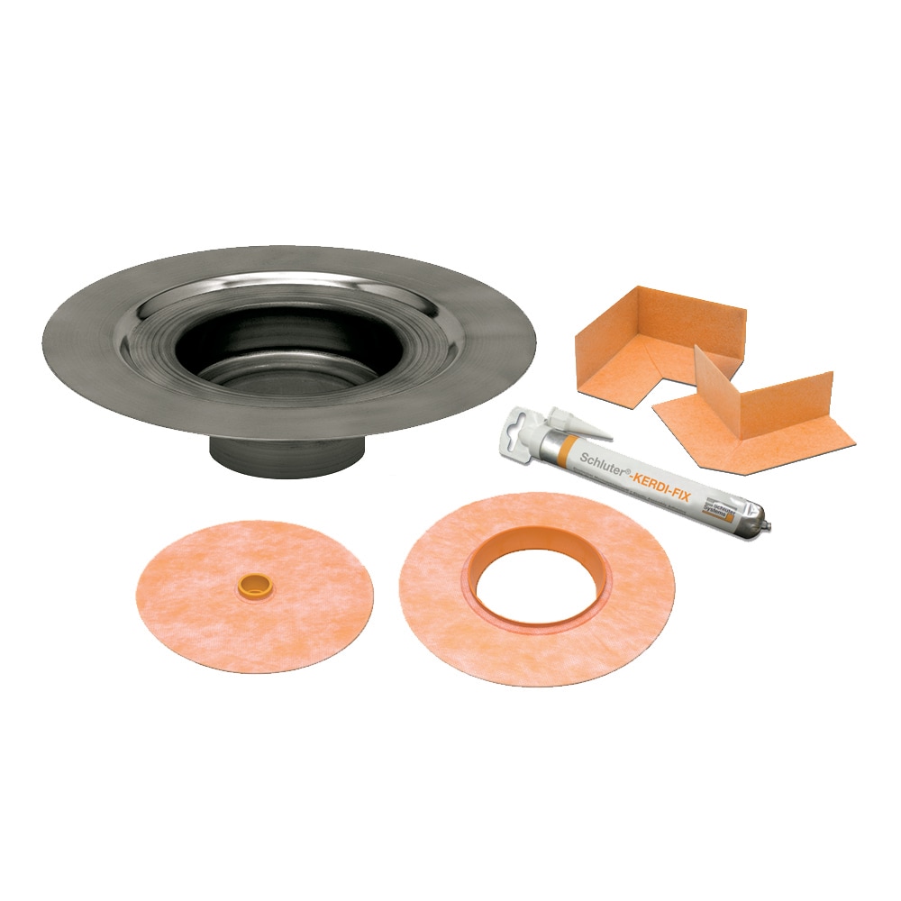 Schluter Systems KD3FLKE Kerdi-Drain 3-in Stainless Steel Round Flange