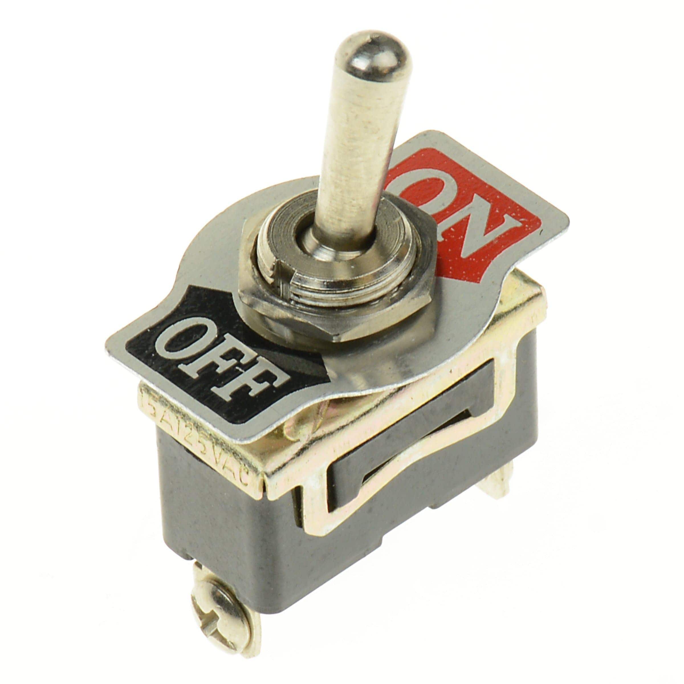 TH Marine Chrome Plated On-Off Toggle Switch Marine Accessory - Chrome -  BE-EL-51330-DP