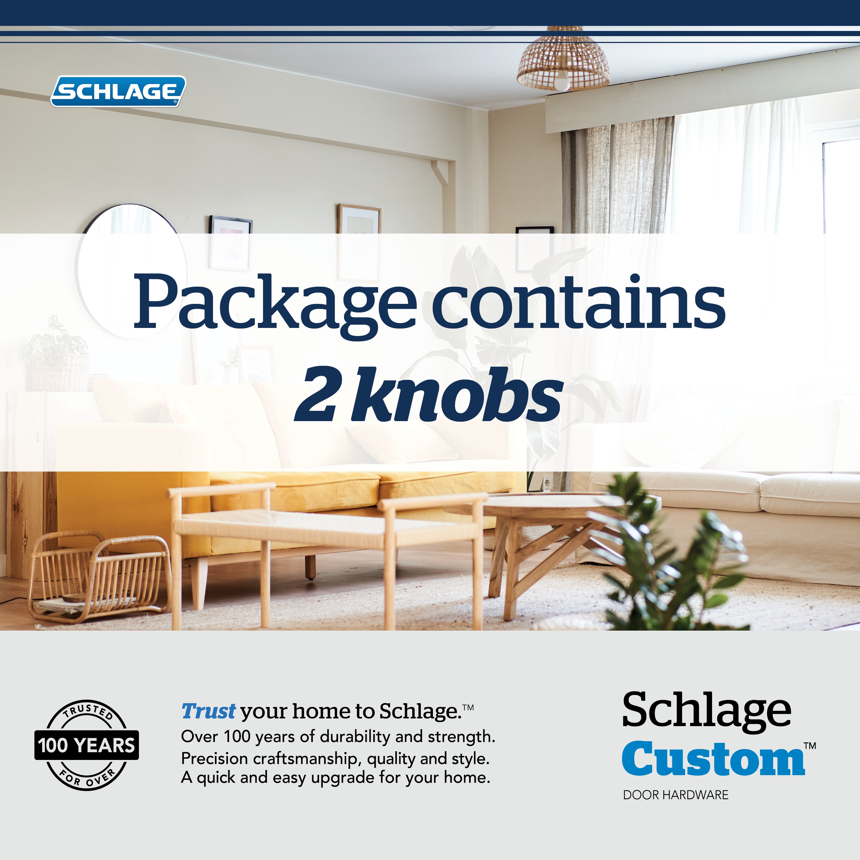 Schlage FC172 HOB 716 CAM Door-Knobs - View #3