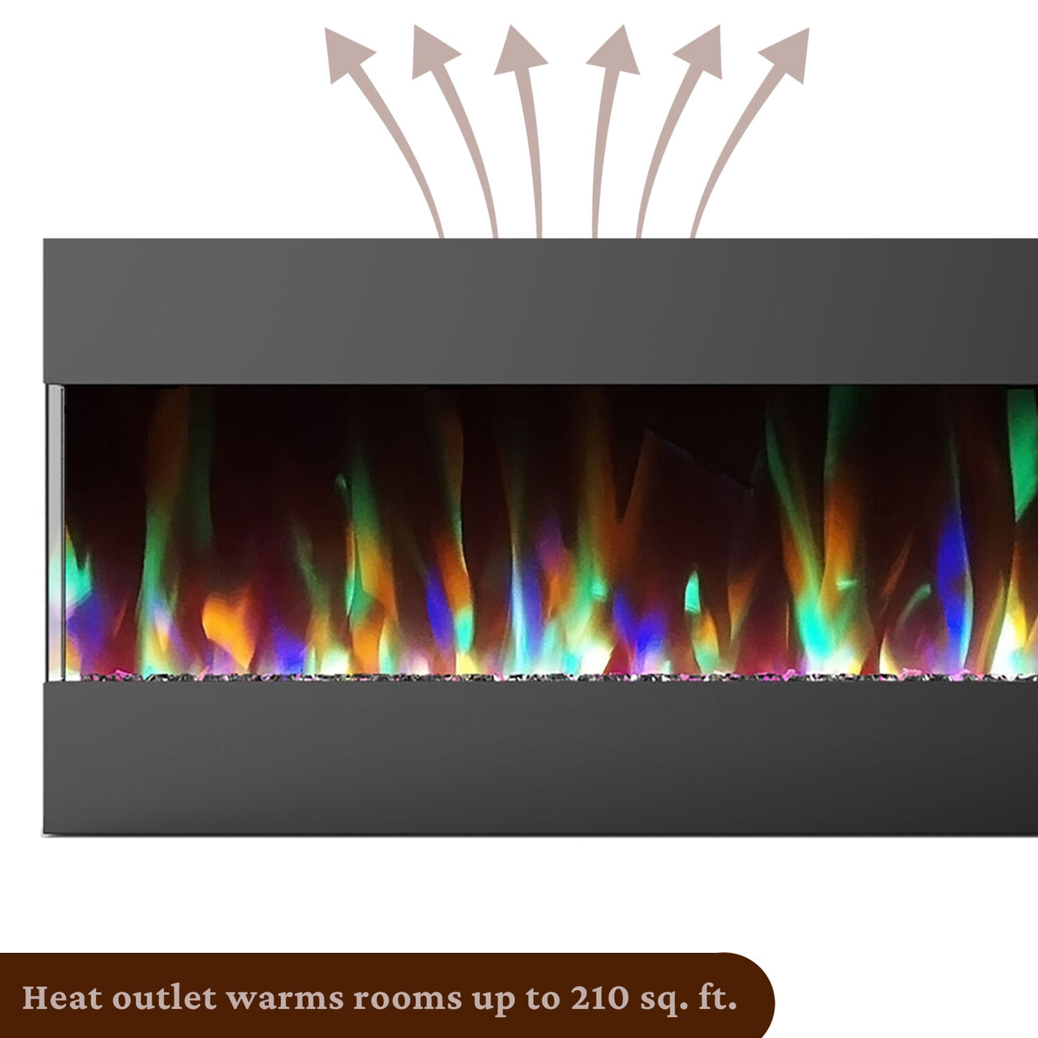 Cambridge CAM50RECWMEF-1BLK Electric-Fireplaces - View #3