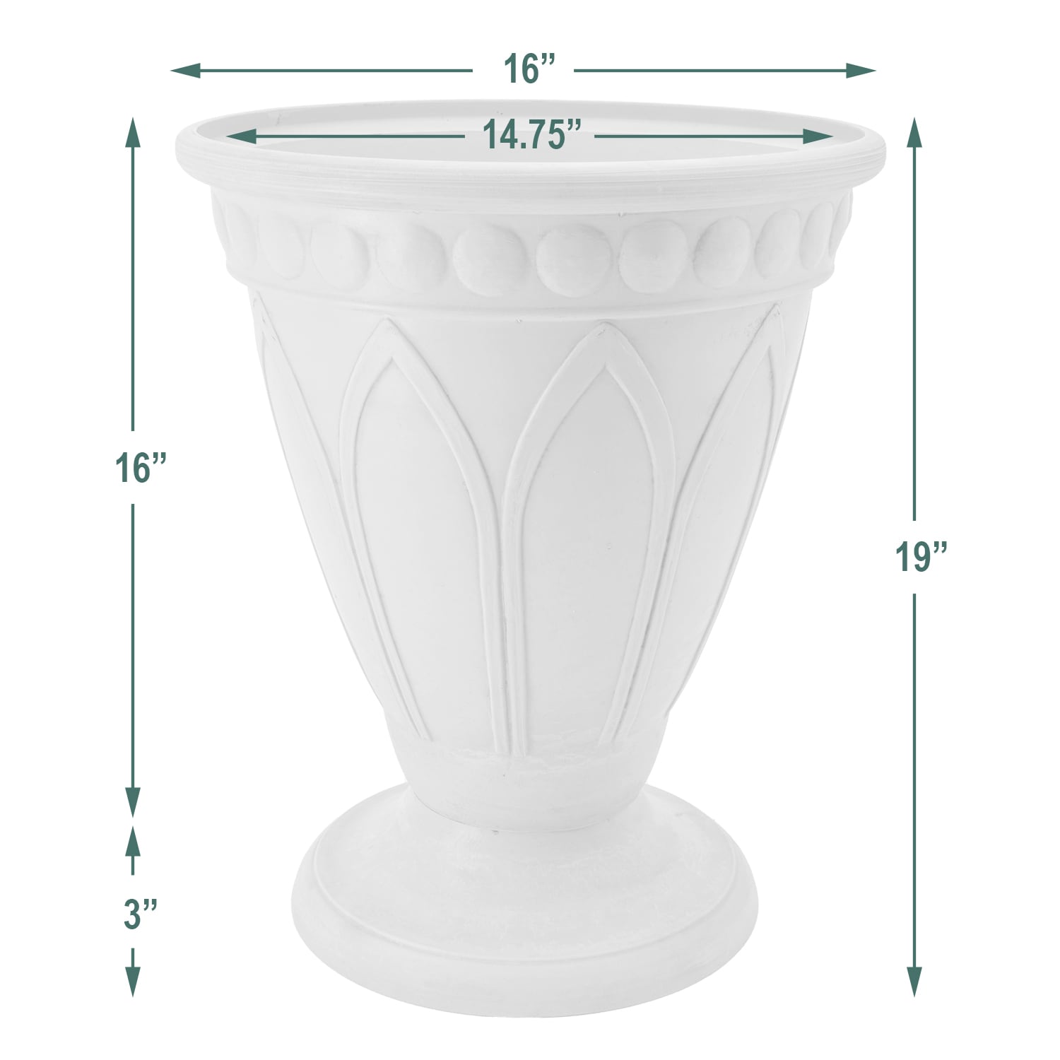 Arcadia Garden Products HU40BK Planter-Window-Box - View #6