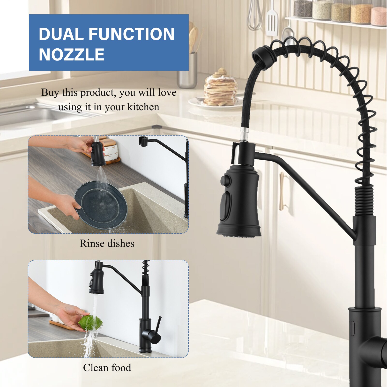 Flynama XY-H-IS2257B Kitchen-Faucets - View #7