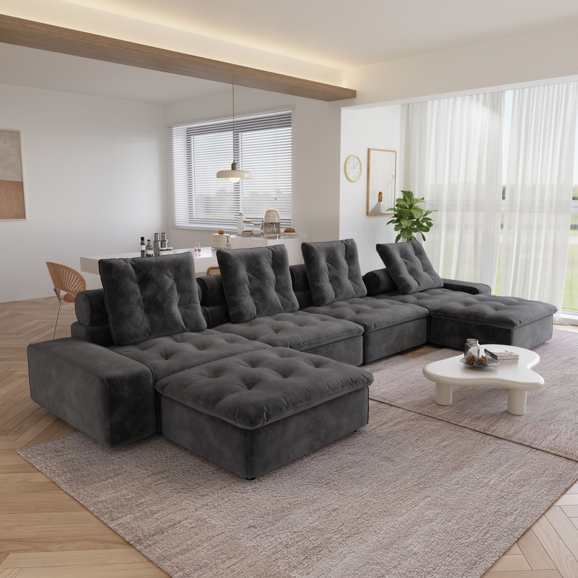 BuotiqHom DH-S4+2-136GY Sofas-Loveseats - View #7