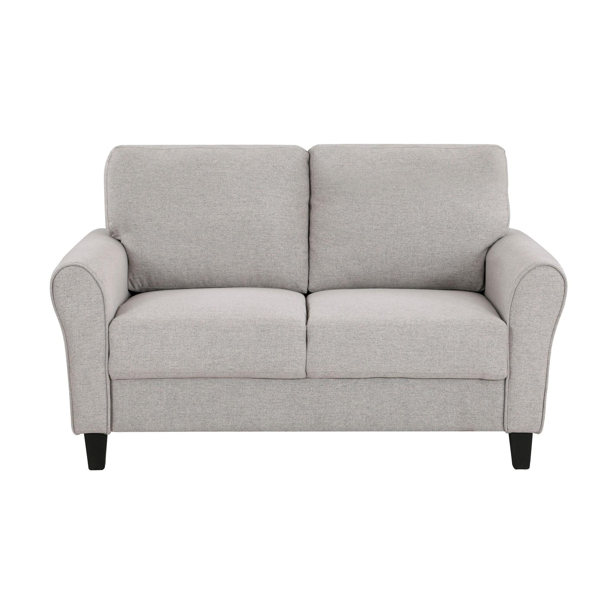 HyperDrop Cart Sand Textured Fabric Modern Transitional Loveseat ...