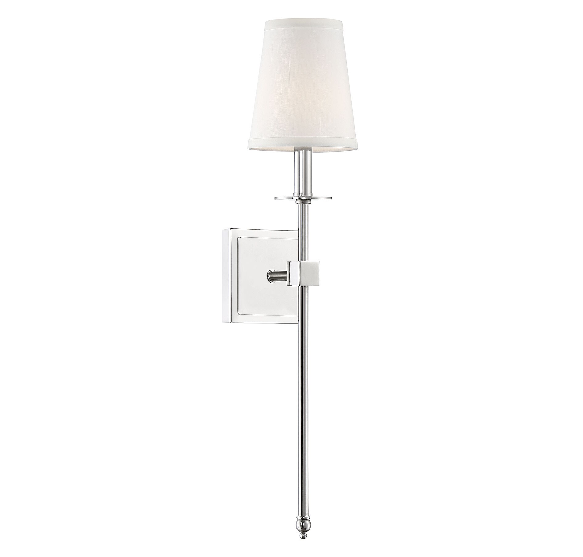 Savoy House Essentials 9-303-1-109 Monroe 5-in W 1 -Light Polished Chrome Bohemian/global Wall Sconce