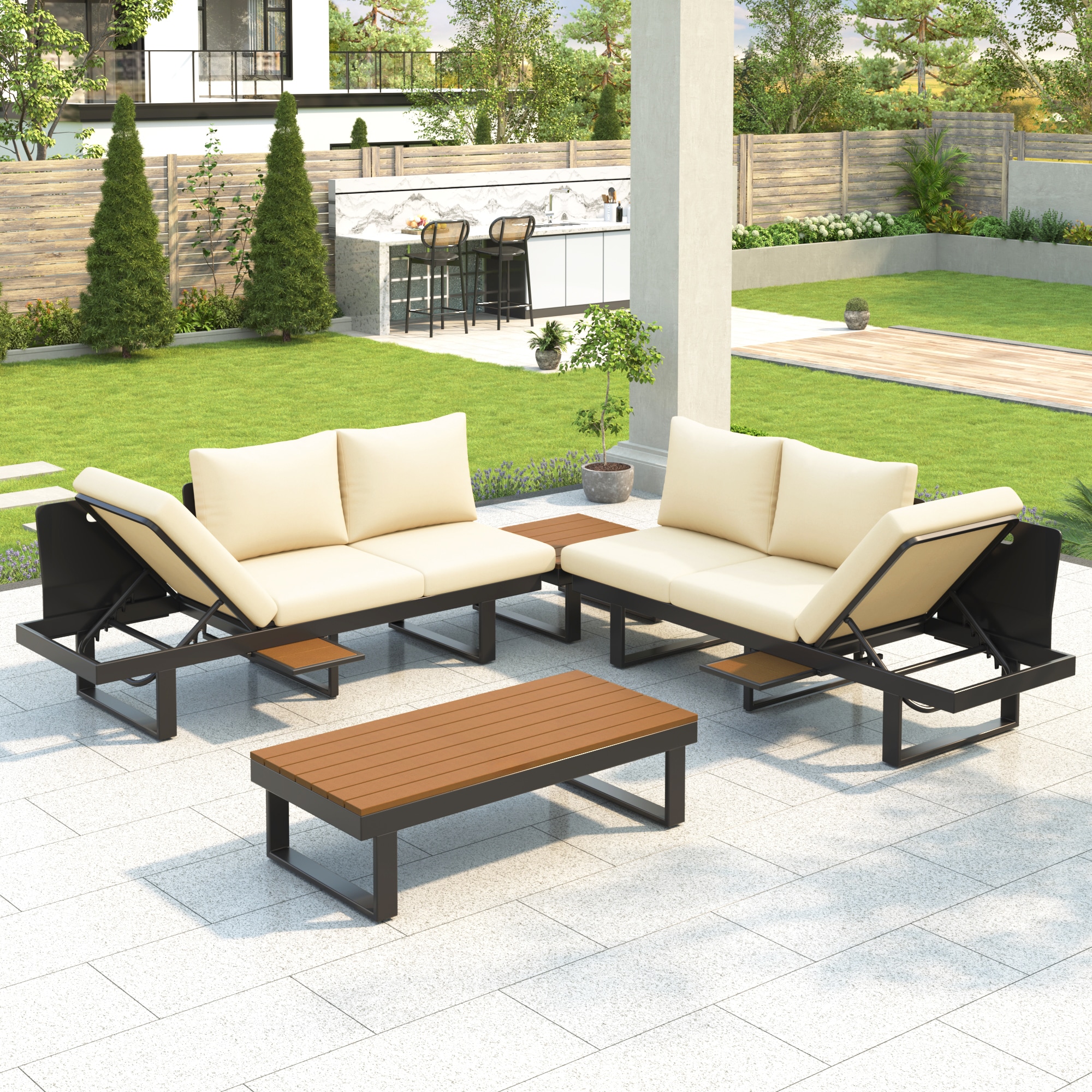 ModernLuxe L-N719Z000170A Patio-Conversation-Sets - View #3