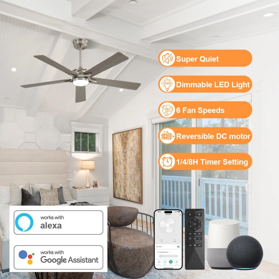 MLIAN WBCF-BS208-NW Ceiling-Fans - View #4