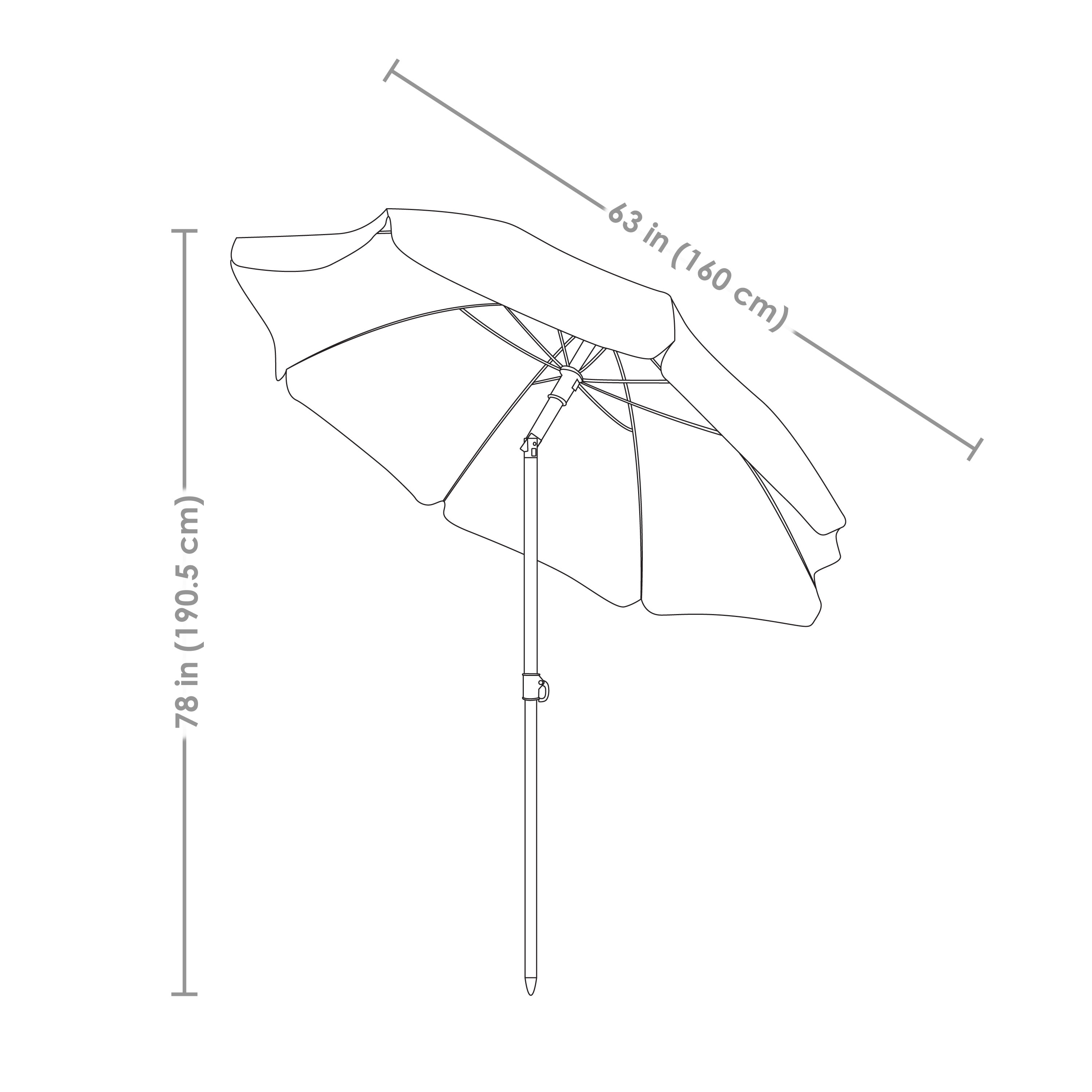 Sunnydaze Decor ECG-064 Beach-Umbrellas - View #12