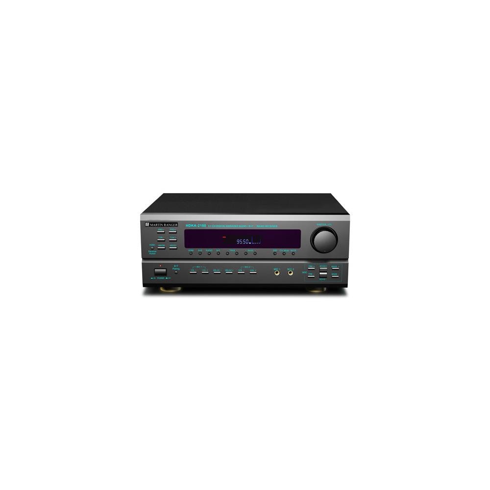  MRTNR009 Martin Ranger HDKA-2100 HDka 2100 5.1 Channel 420W Built in Bluetooth, AM, FM, HDMI, AV Receiver with Karaoke Function