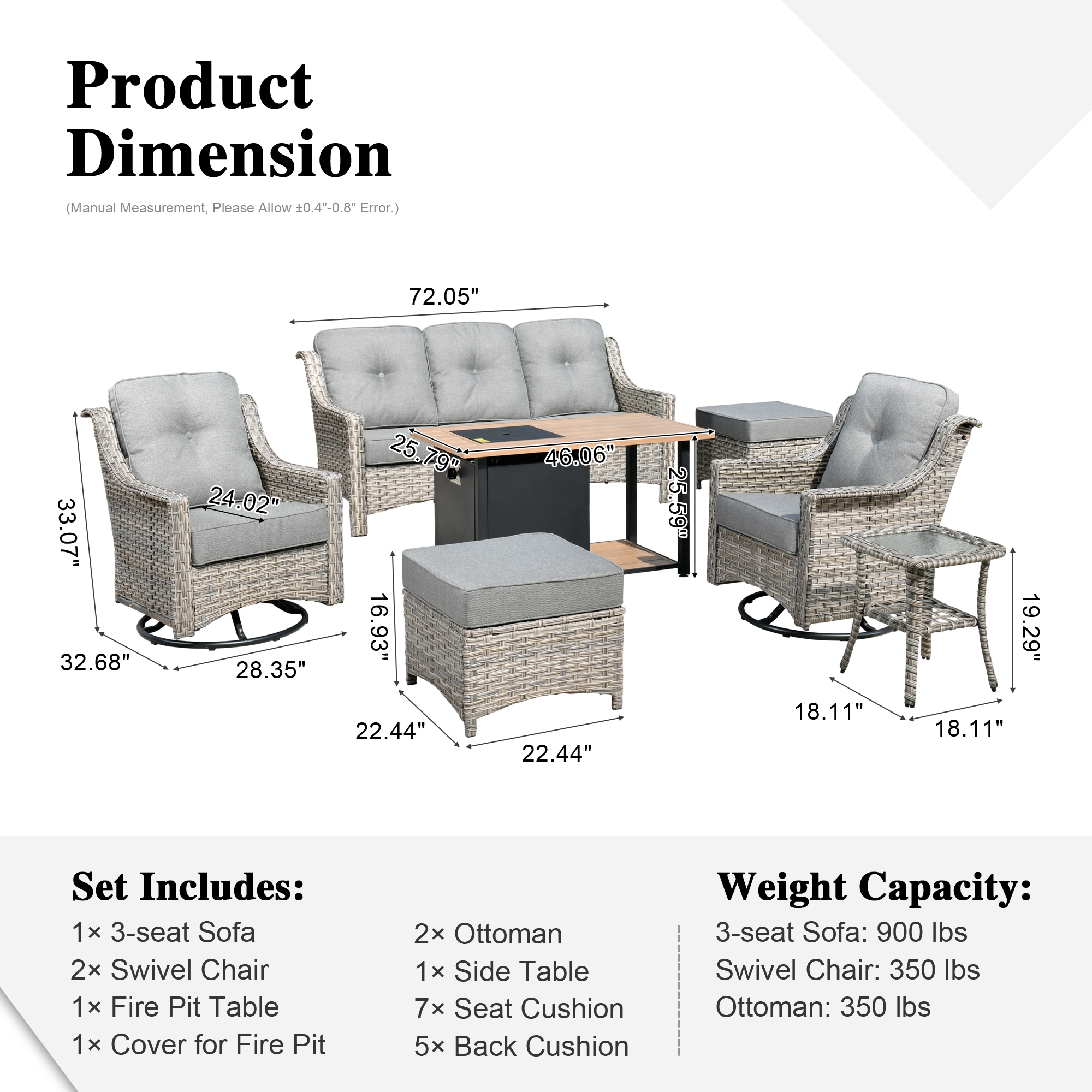 Ovios RFP11PD2-6Y Patio-Conversation-Sets - View #7