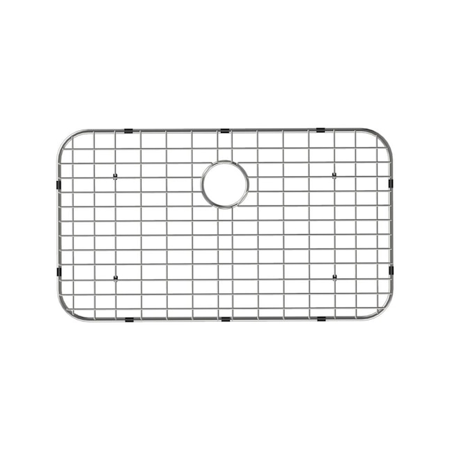 Swiss Madison 18-in x 14-in Center Drain Stainless Steel Sink Grid in the Sink  Grids & Mats department at Lowes.com