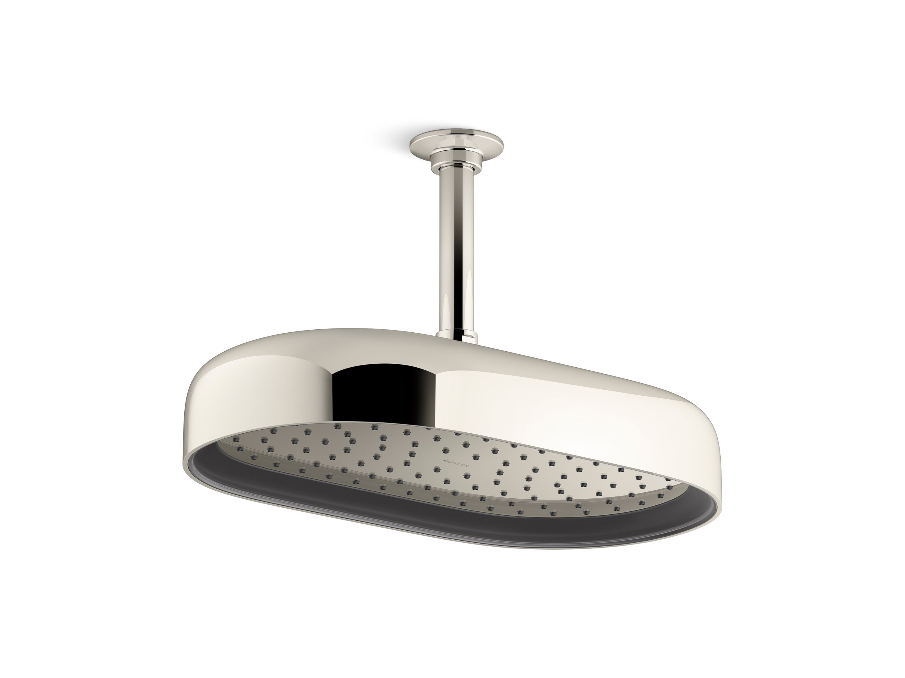 KOHLER Statement 1 -Spray VibrantPolishedNickel Round Rain High Pressure Shower Head 2.5 GPM