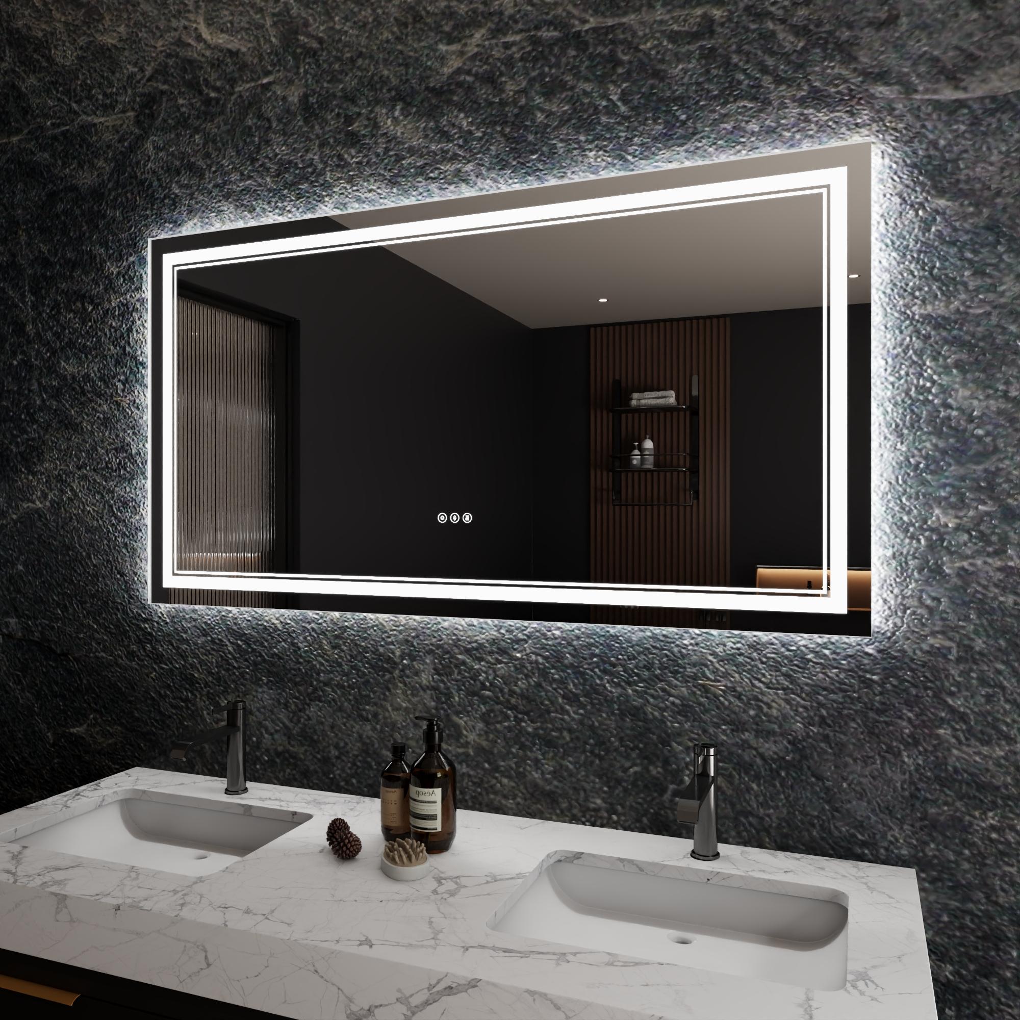 Bayfeve BFXB-6S3055-MIR Framed-Bath-Mirrors - View #3