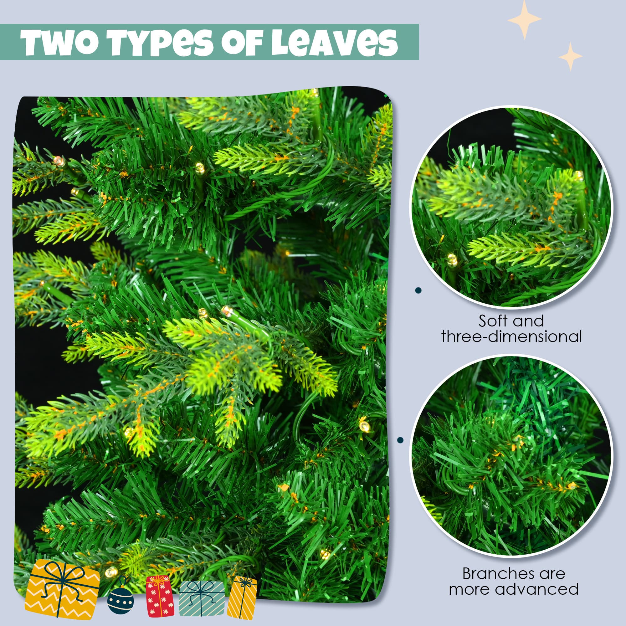 Bestier USLOW-N704P198430F Artificial-Christmas-Trees - View #7