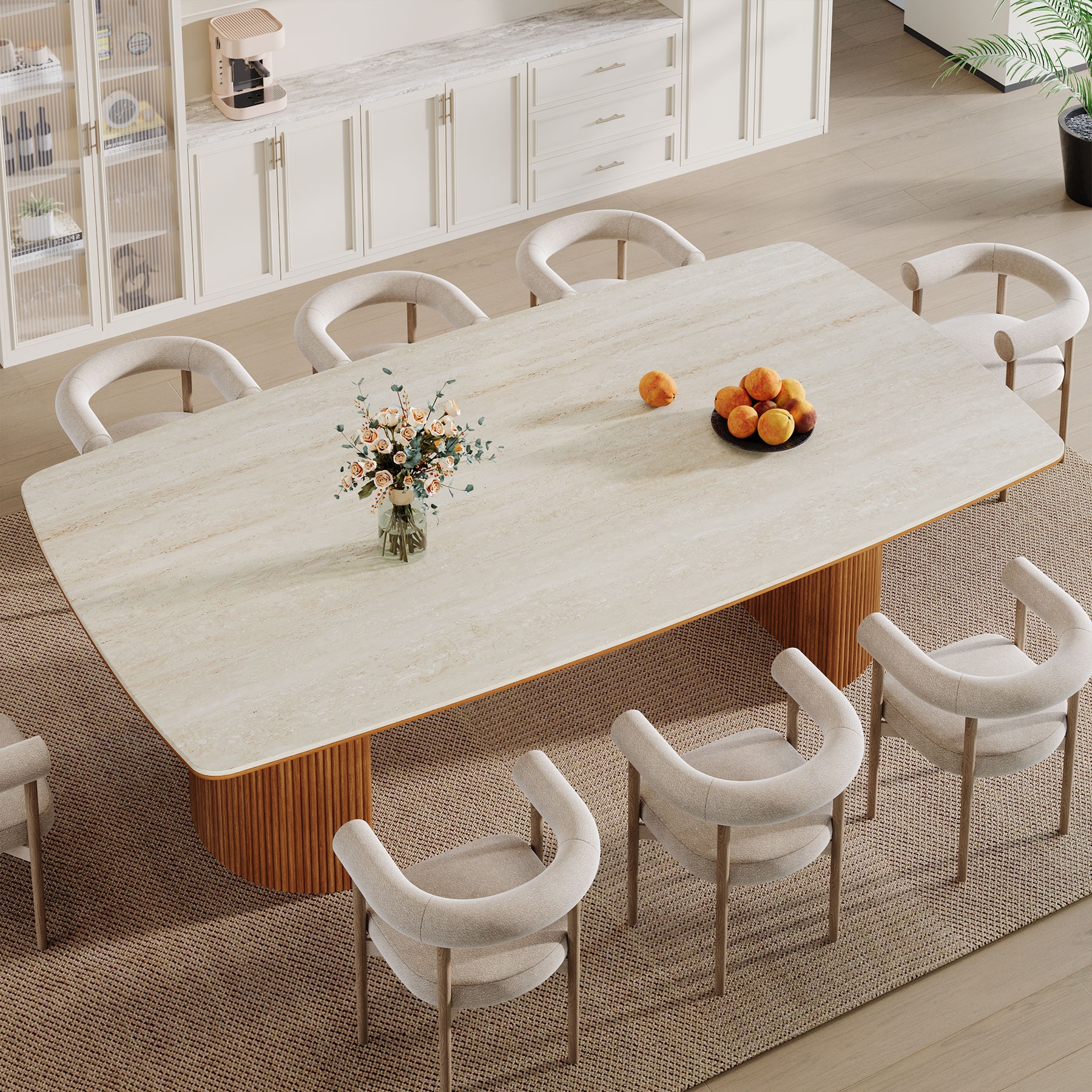 Tribesigns LWFD-HL0150 Dining-Tables - View #3