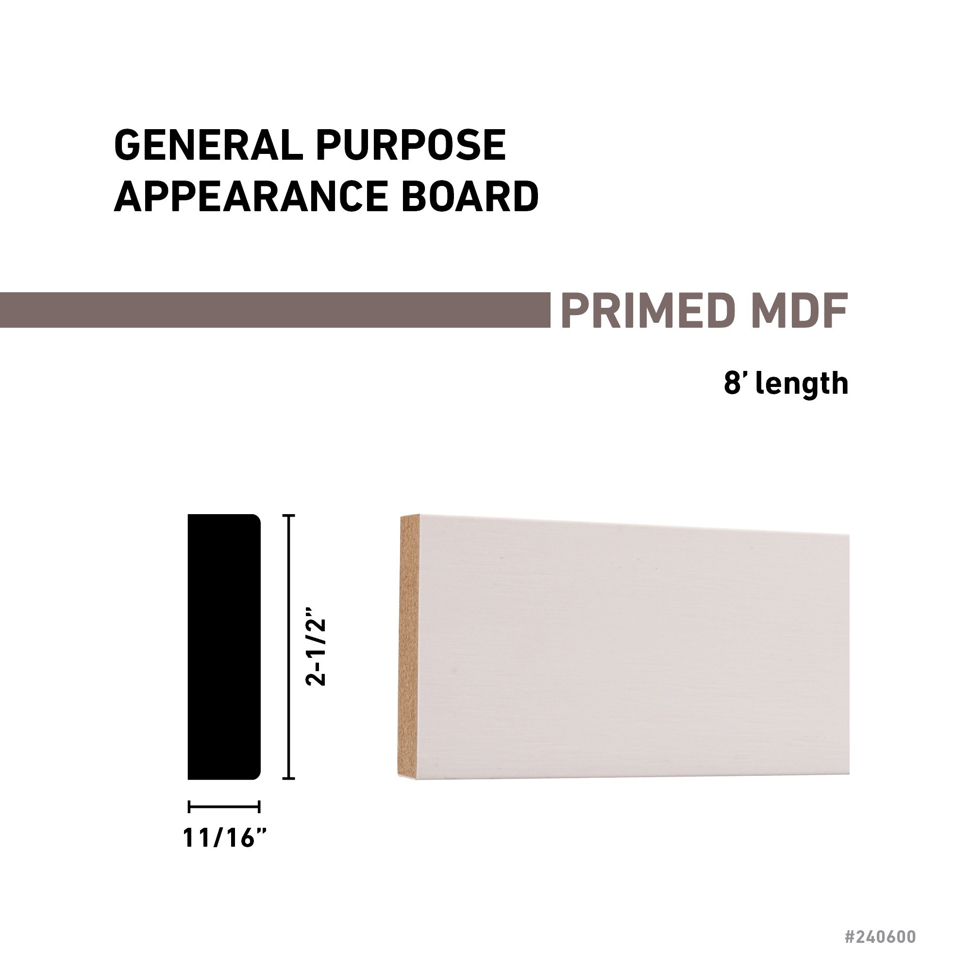 RELIABILT 138-MDF8 Appearance-Boards - View #3