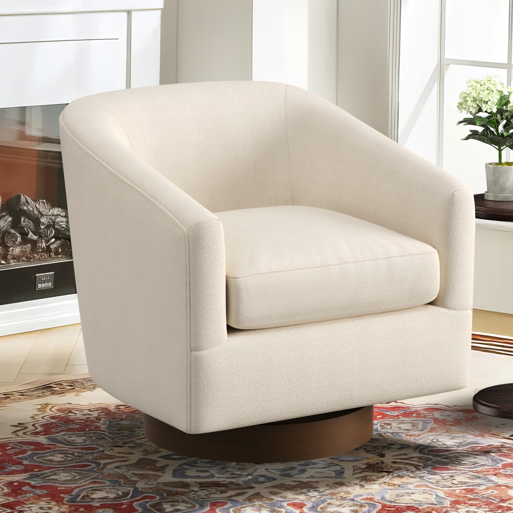 Yurevna Recliner Leather Upholstered Stationary 3-position