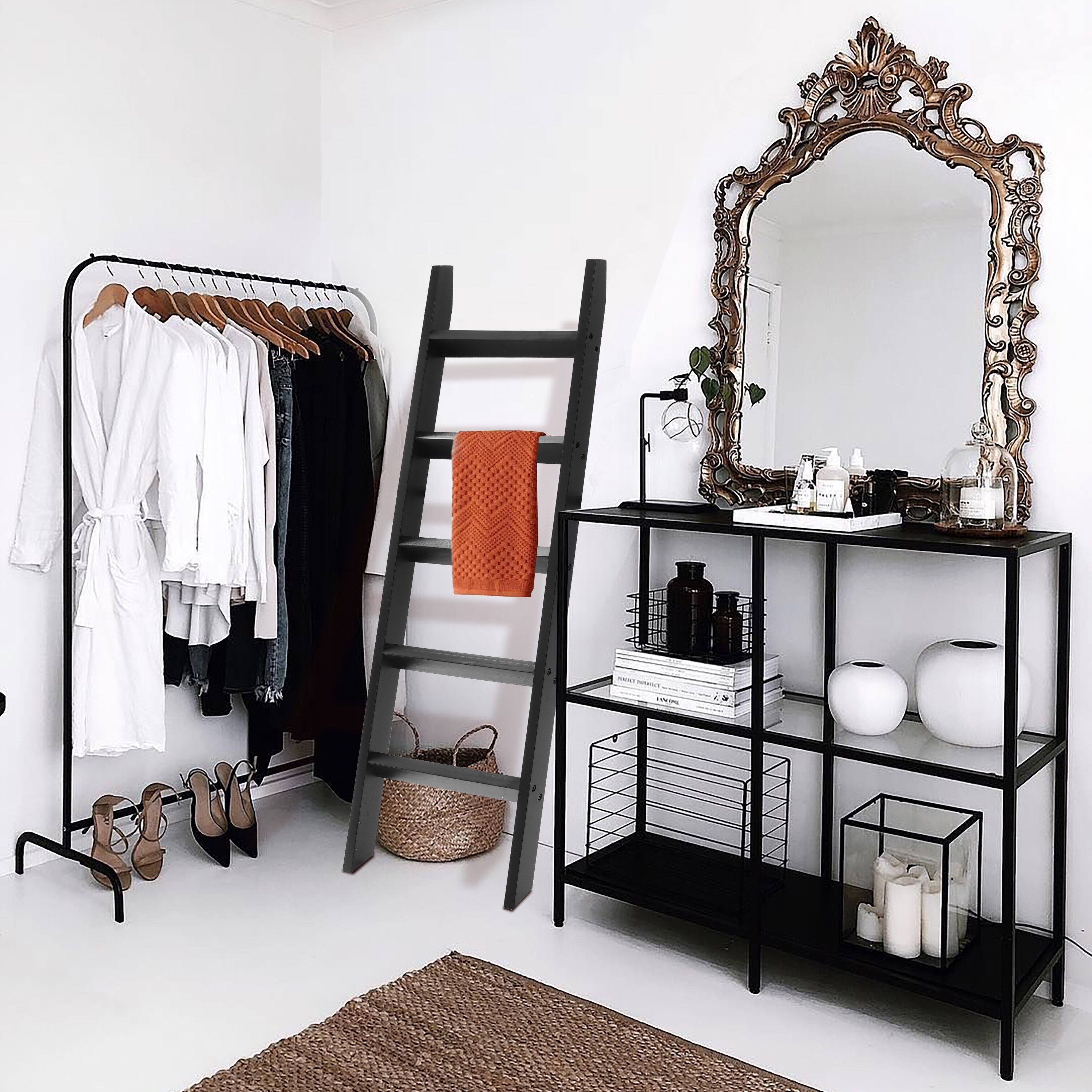 LuxenHome WHD1719 Quilt-Racks - View #4
