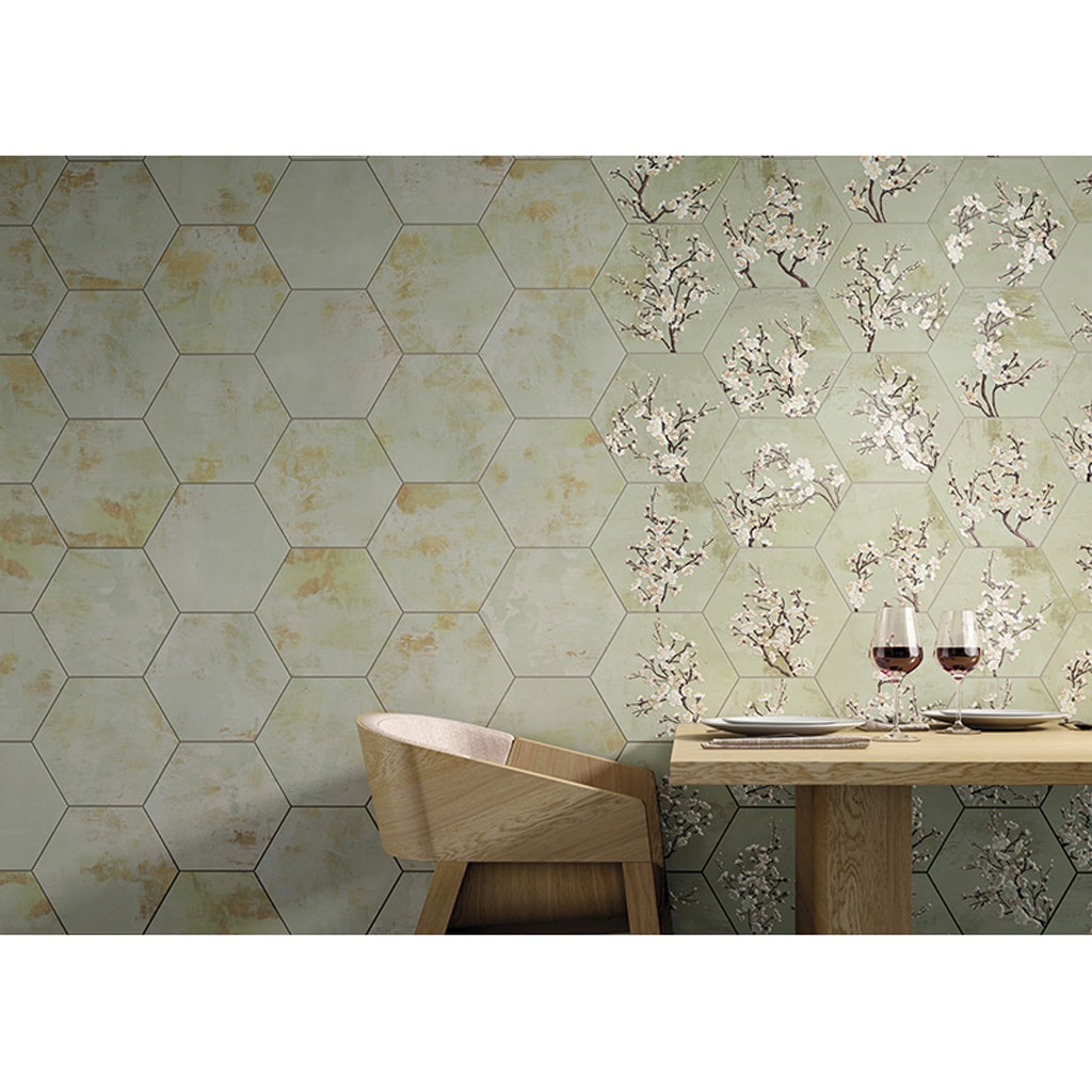 Apollo Tile APLROC8GRNHEX Ceramic-Tile - View #4