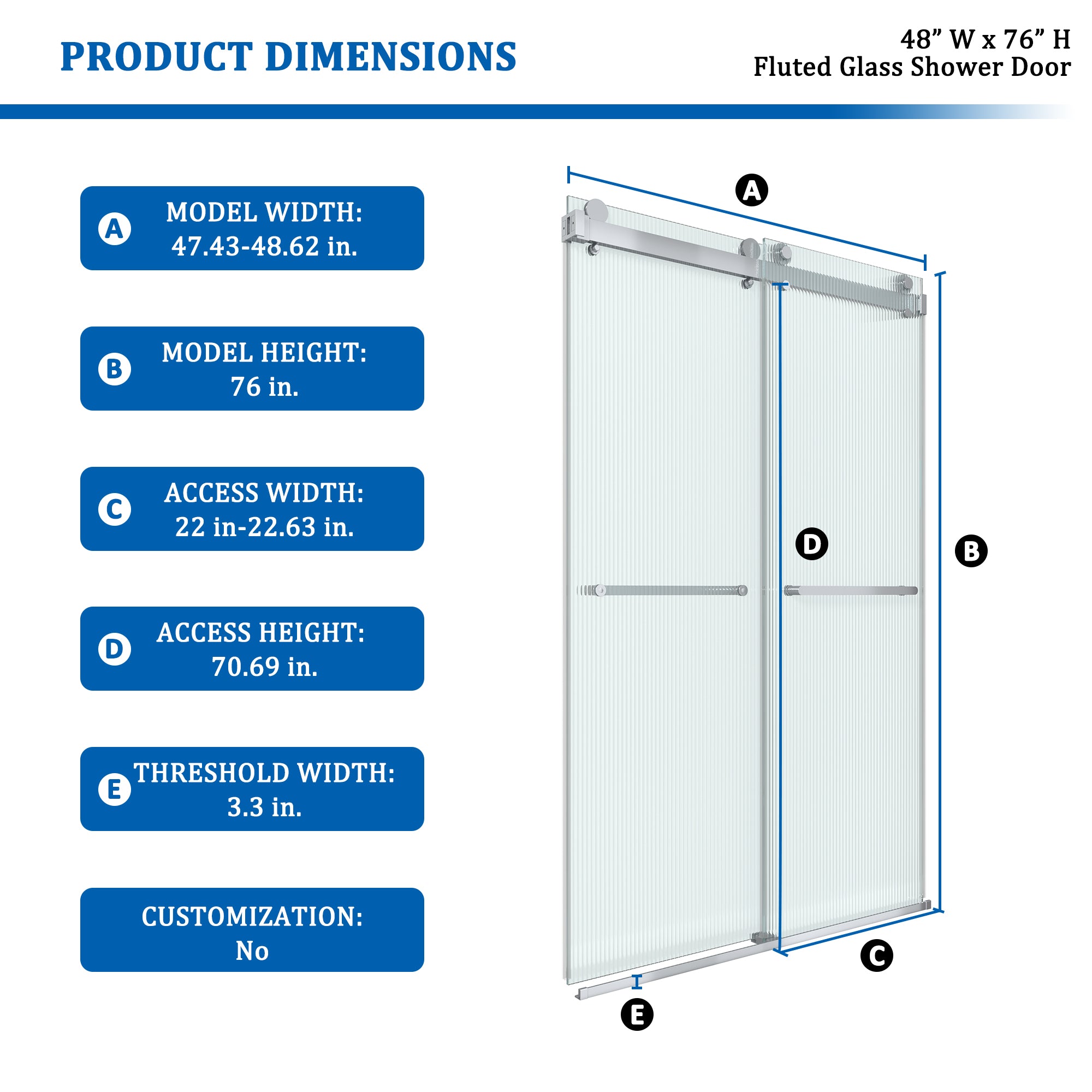 Boyel Living BL13DE014876CH Shower-Doors - View #2