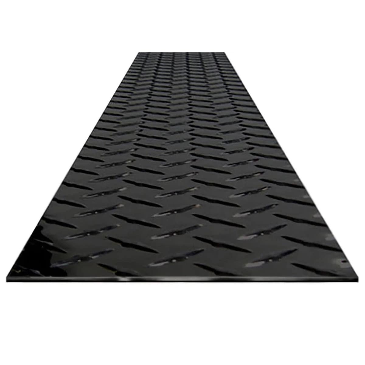 DiamondLife 24 x 96 Aluminum Diamond Plate Anodized Diesel Black 0.045 17GA
