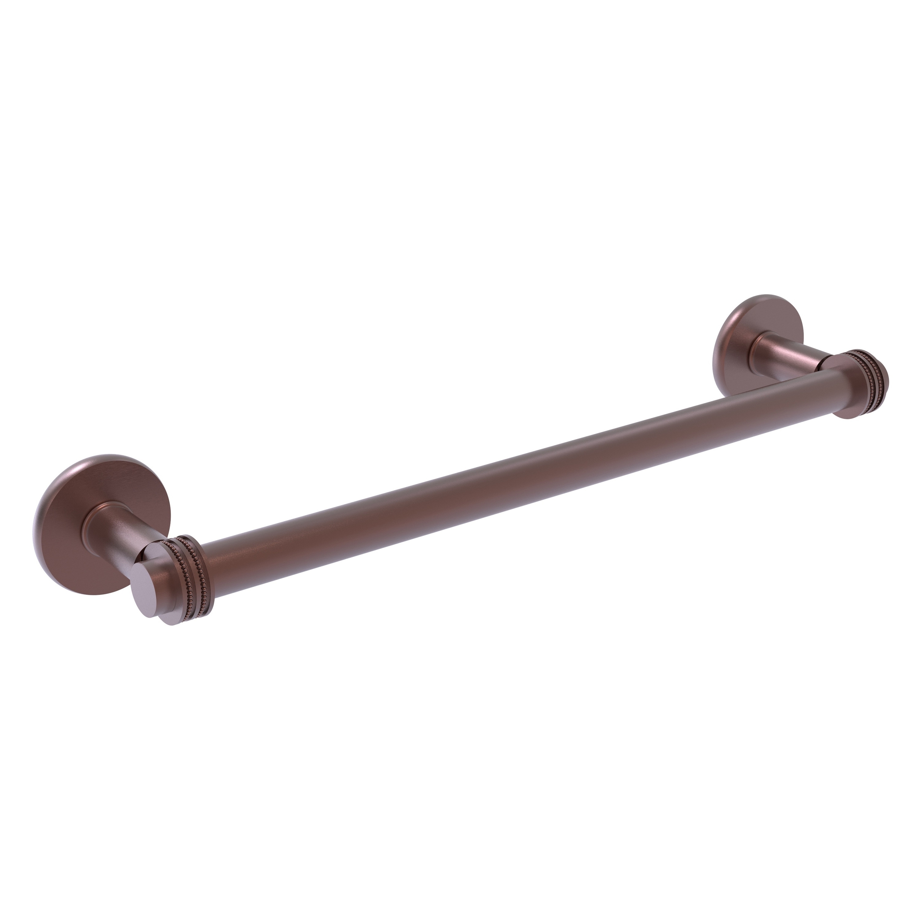 Allied Brass 2051D/30-CA Continental 30-in Antique Copper Wall mount Single Towel Bar