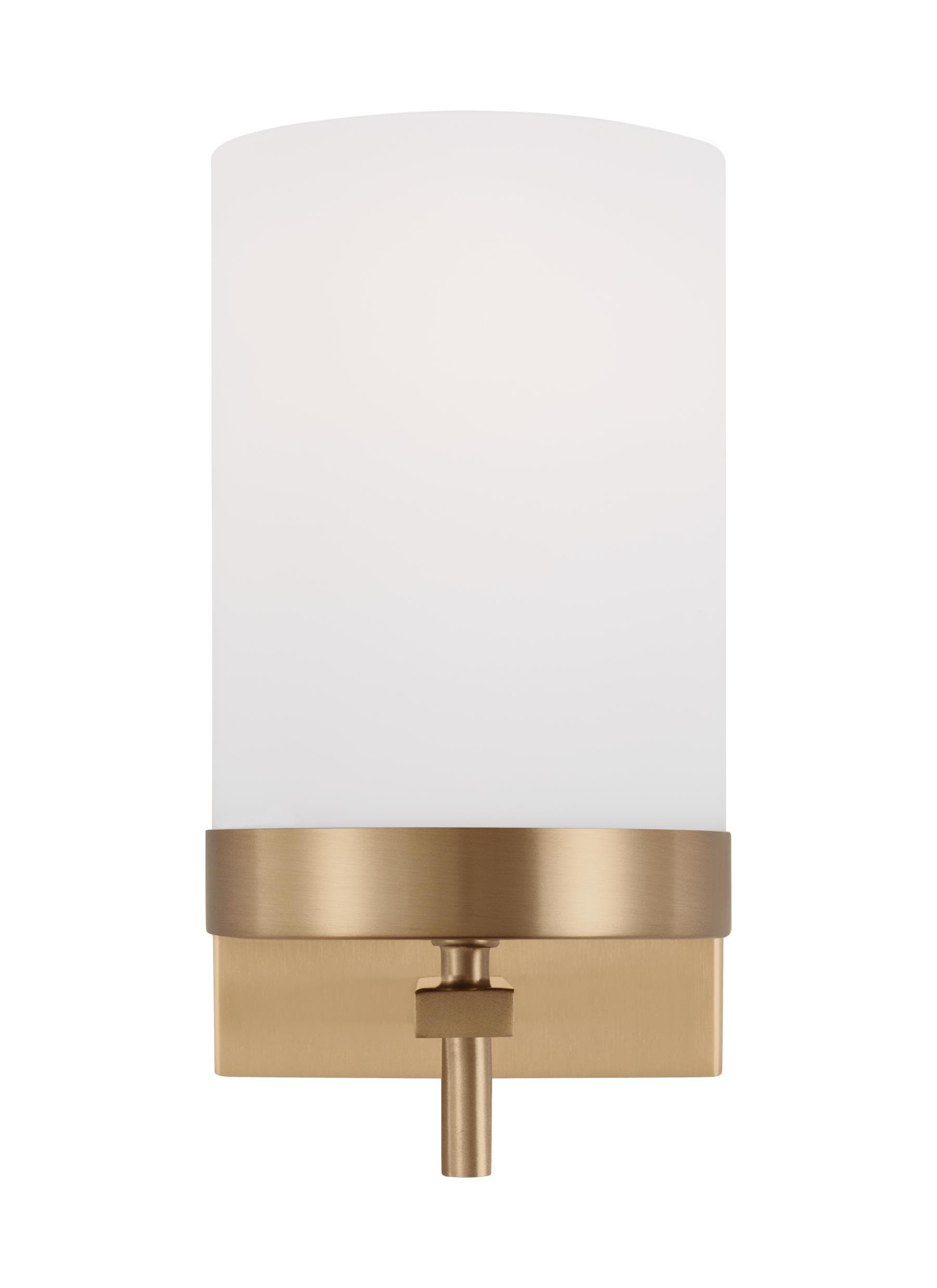 Generation Lighting 4190301EN3-848 Zire 4.375-in 1 -Light Satin Brass Modern/contemporary Vanity light