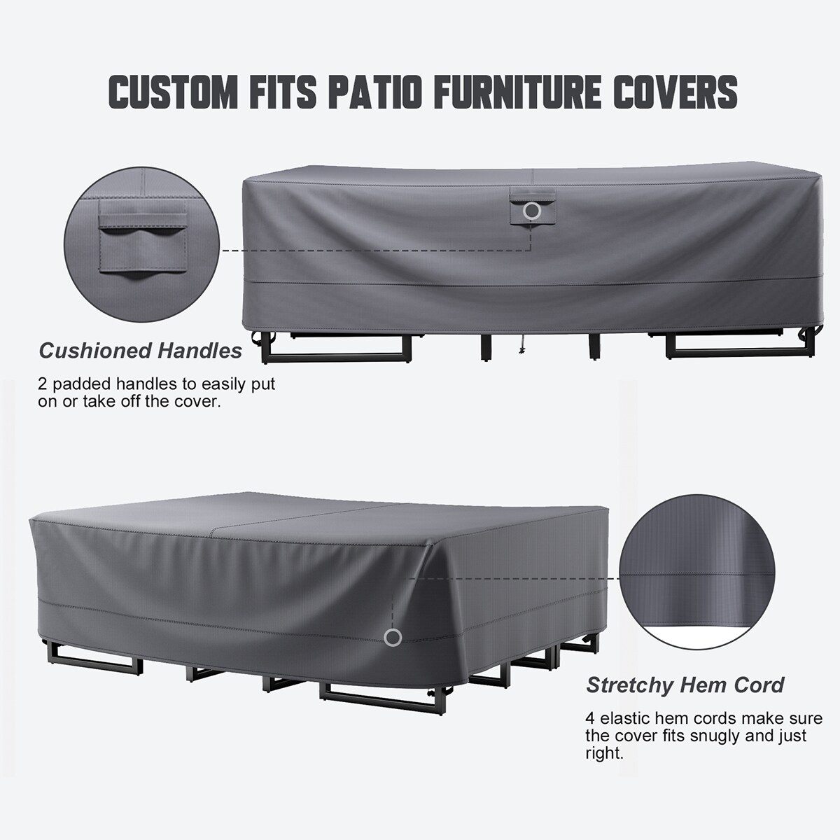 Rilyson FSCRGY1003 Patio-Furniture-Covers - View #13