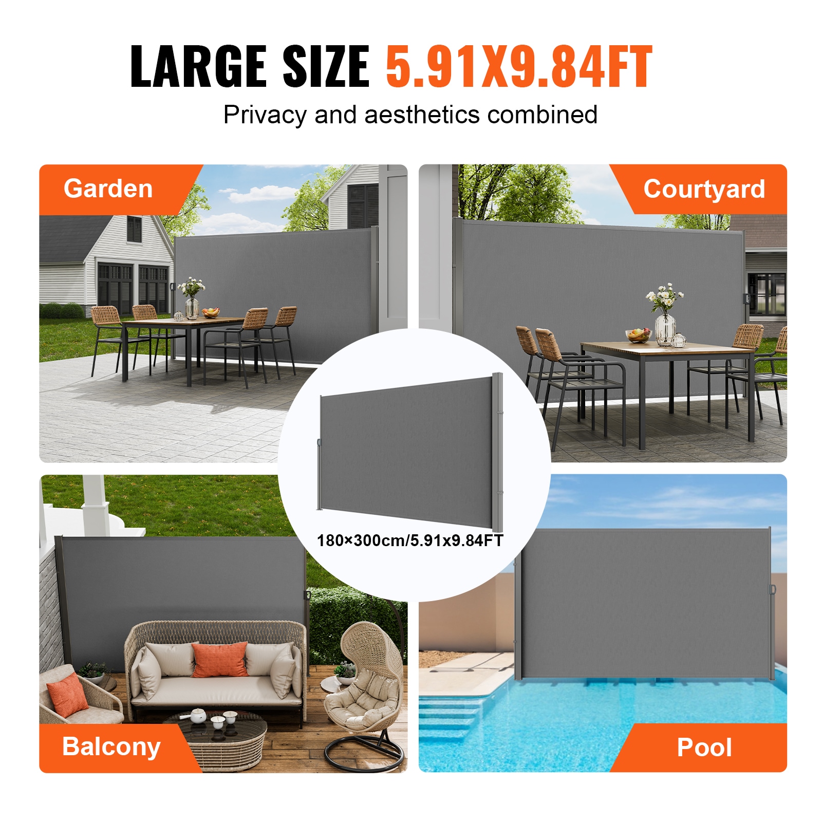 VEVOR KSSCP180X300MZXMQV0 awnings - View #9