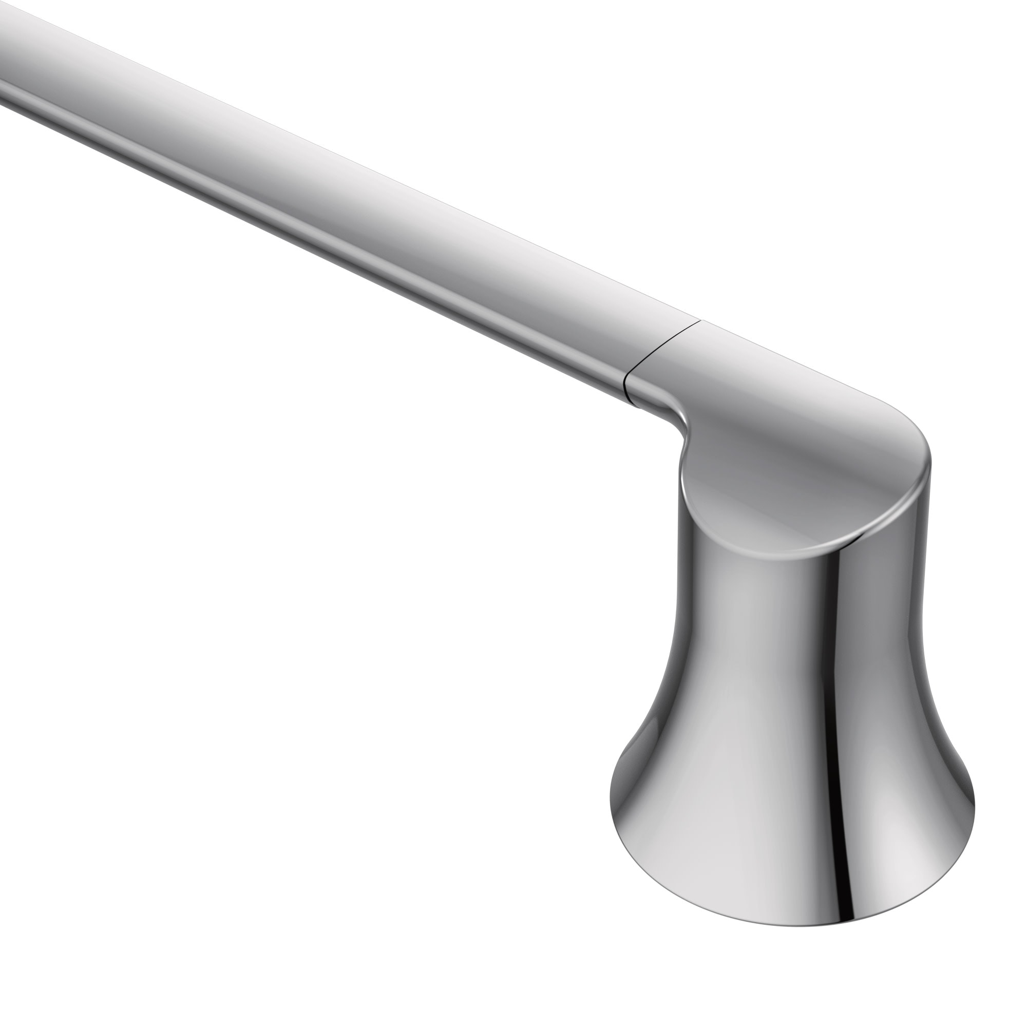 Moen YB0218CH Doux 18-in Chrome Wall mount Single Towel Bar