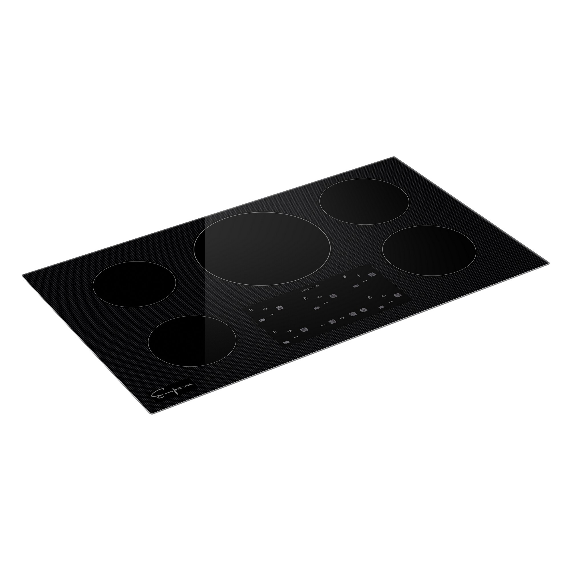 Empava 36in 5 Elements Black Induction Cooktop in the Induction