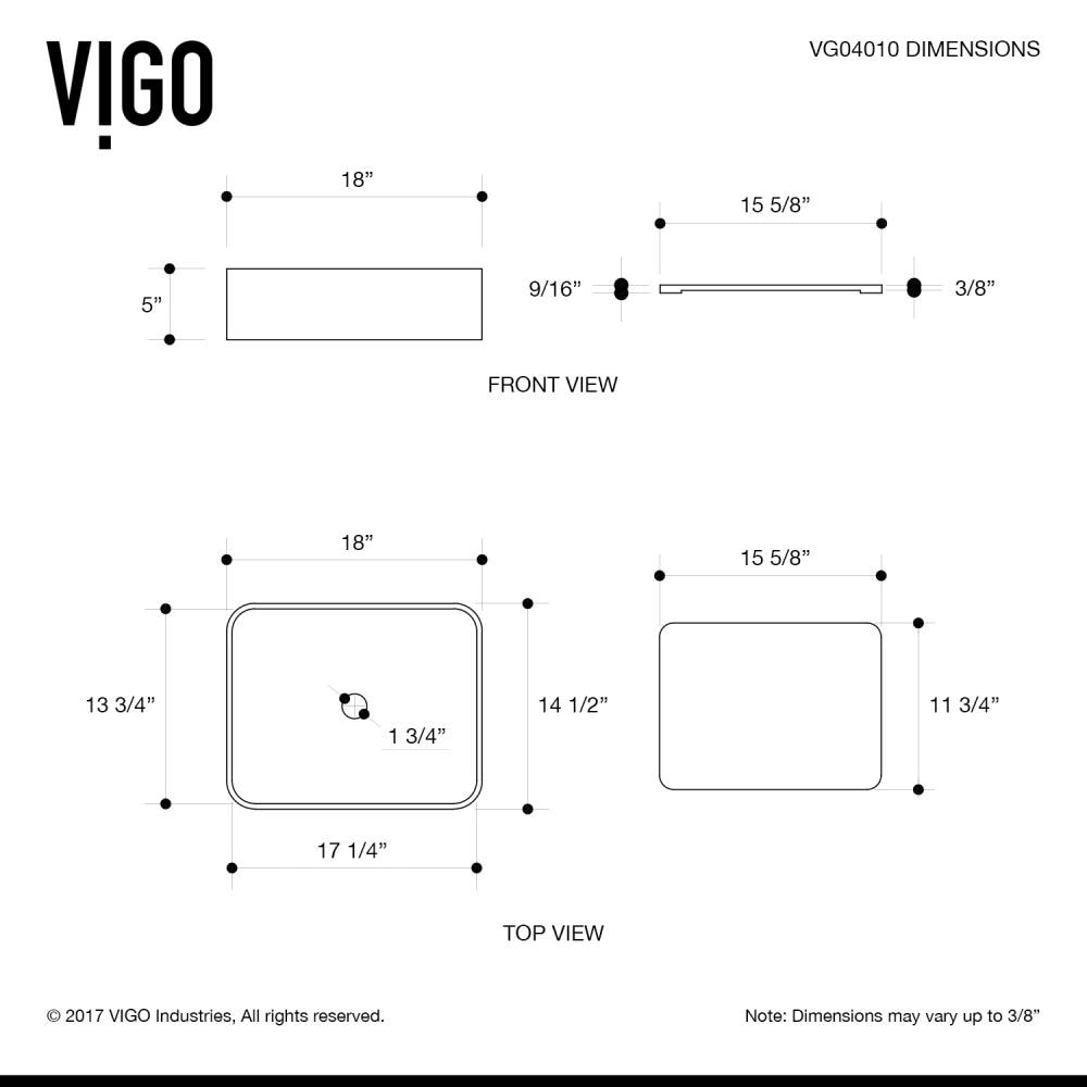 VIGO VGT1260 Bath-Sink - View #10