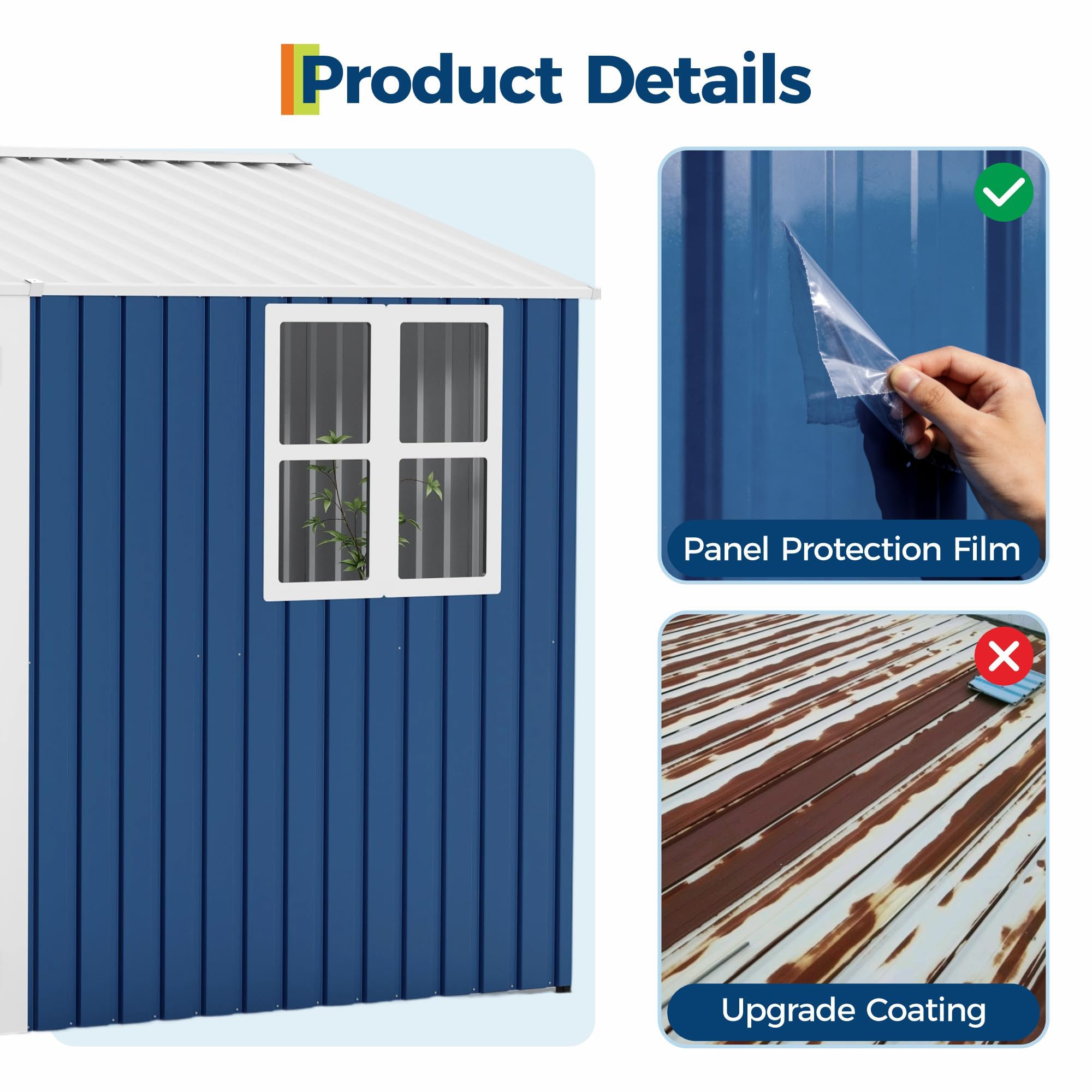GarveeLife IDEAL-26040111 Metal-Storage-Buildings-Sheds - View #3