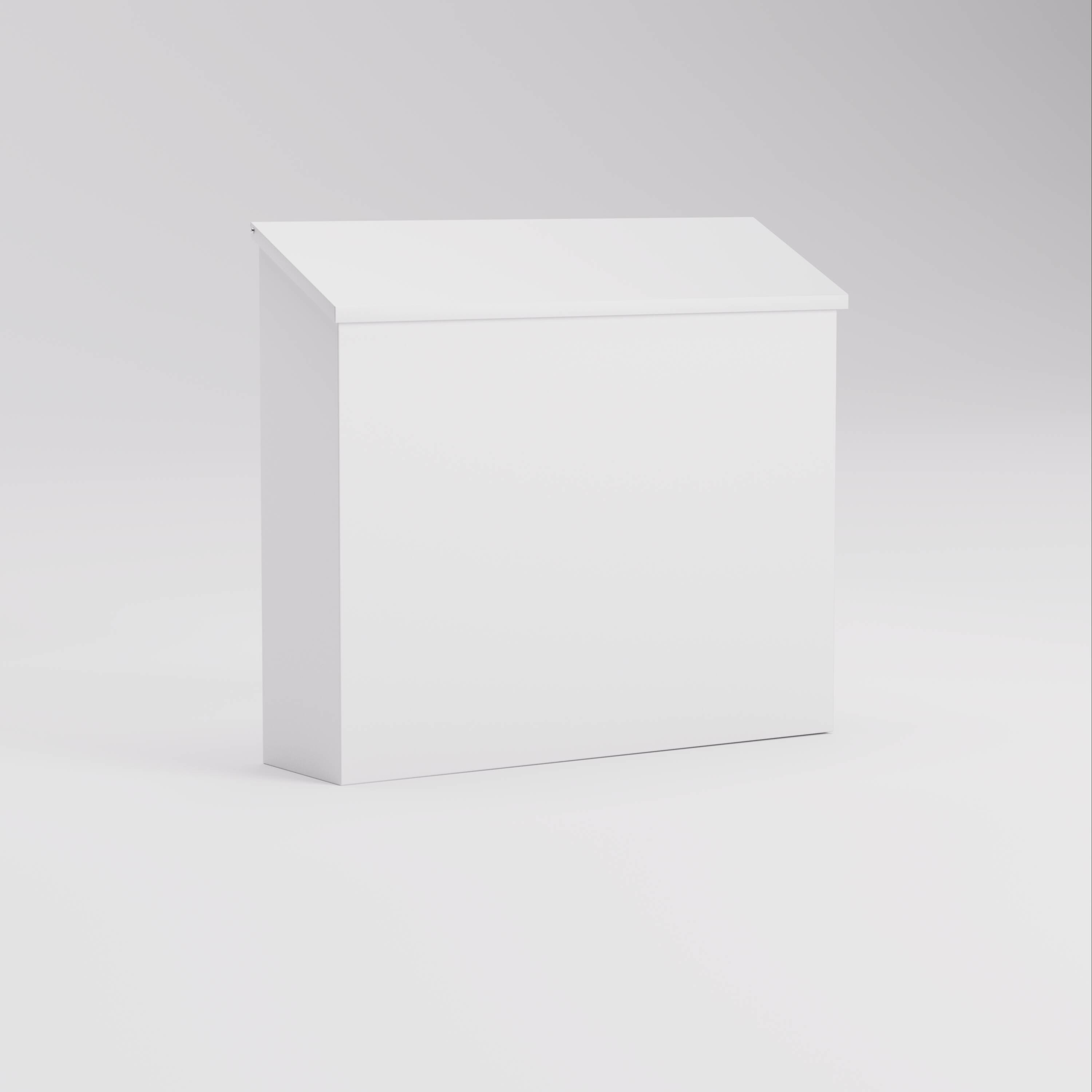 Post & Porch INBOX-WHITE mailboxes - View #4