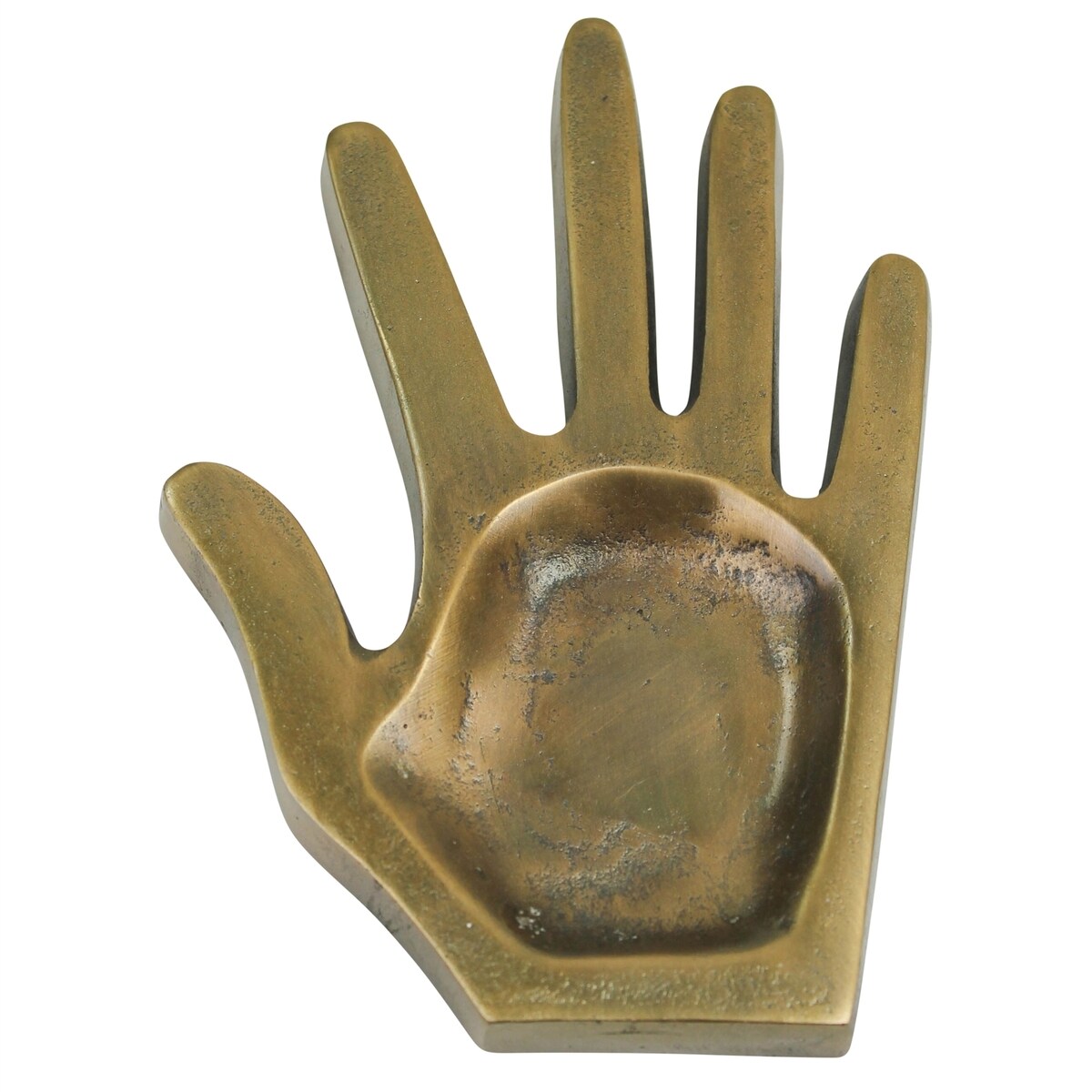 HomeRoots 4000397861 0.75-in x 5-in Bronze Rectangle Serving Tray