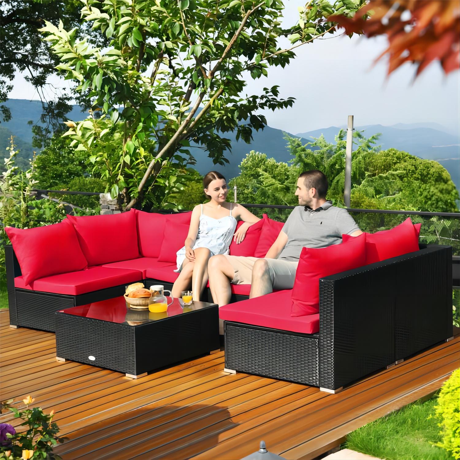 Forclover HYFAS03RE Patio-Conversation-Sets - View #8