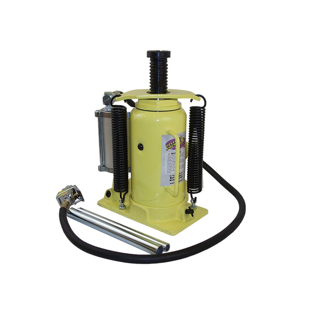 ESCO Yellow Steel Rust Resistant Air/Hydraulic Bottle Jack in the Jacks ...