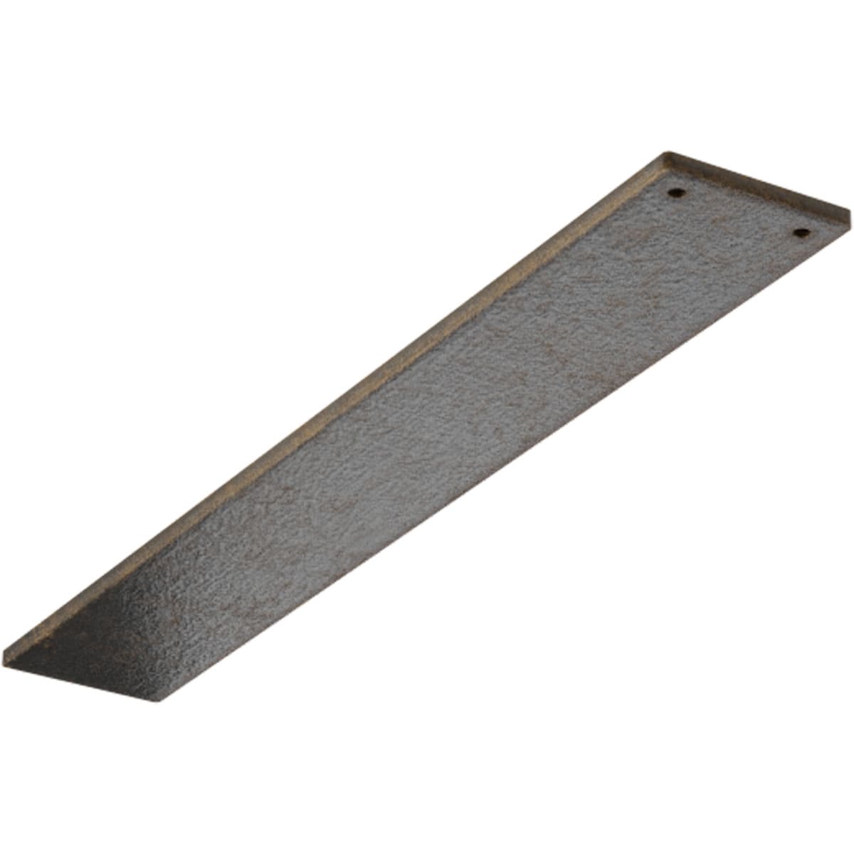 Ekena Millwork BKTM03X20LOABS Logan Hidden 20-in x 3-in x 0.25-in Antique brass Steel Mounting bracket