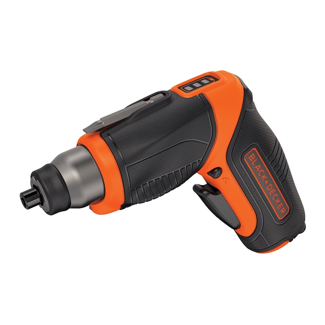 BLACK+DECKER 4-Volt Max 1/4-in Cordless Screwdriver (1-Battery Included and  Charger Included) in the Cordless Screwdrivers department at