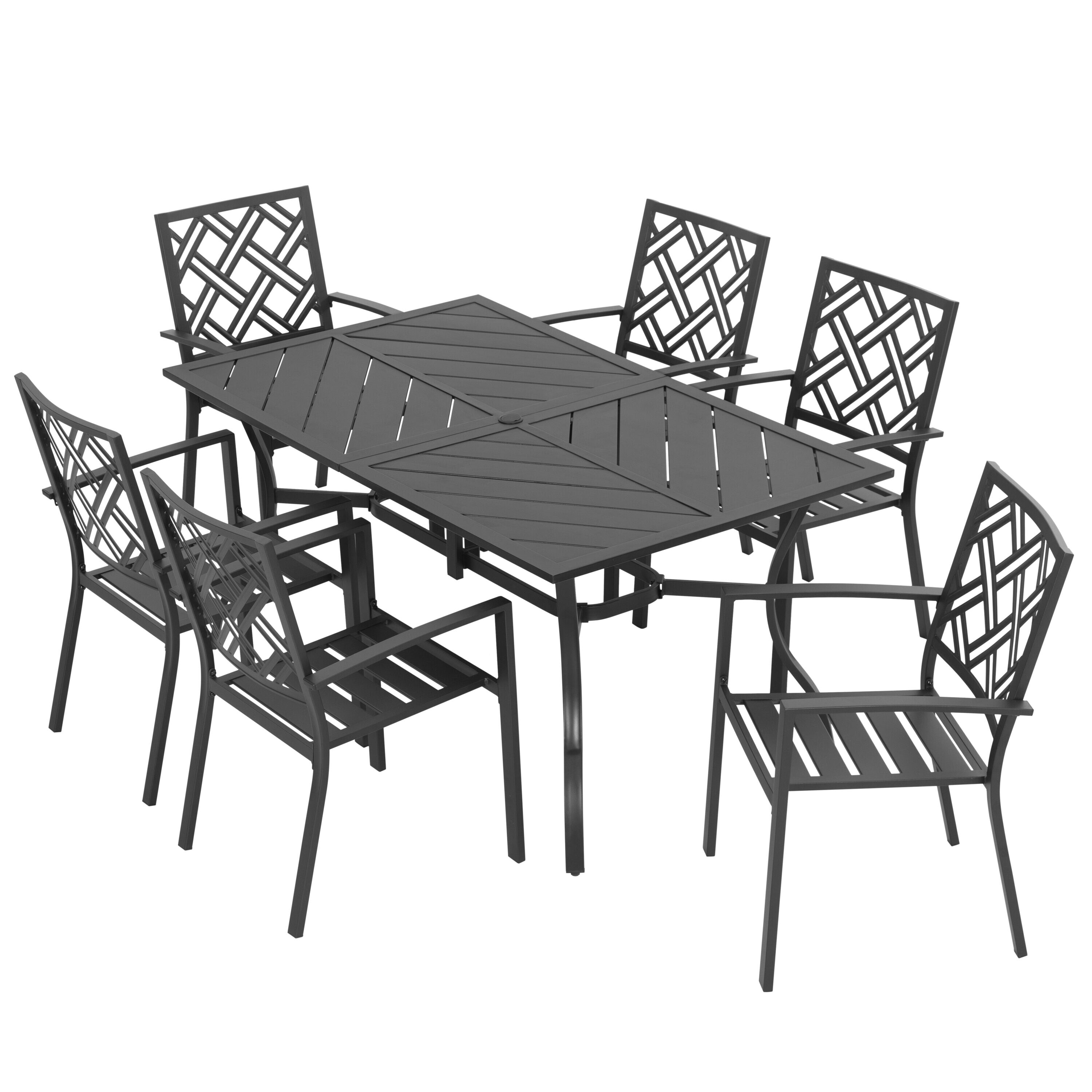 Nuu Garden ODS152103BK Patio-Dining-Sets - View #13