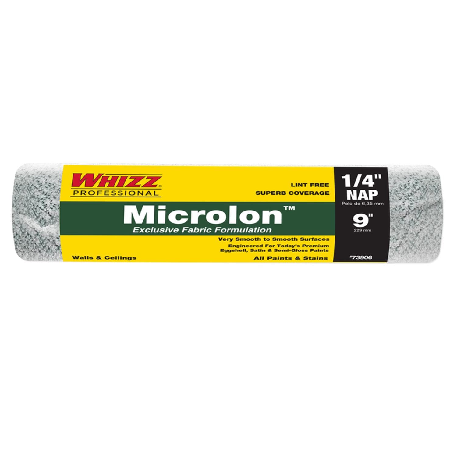 WHIZZ - Microlon 9 in. W X 1/4 in. Cage Paint Roller Cover 1 pk