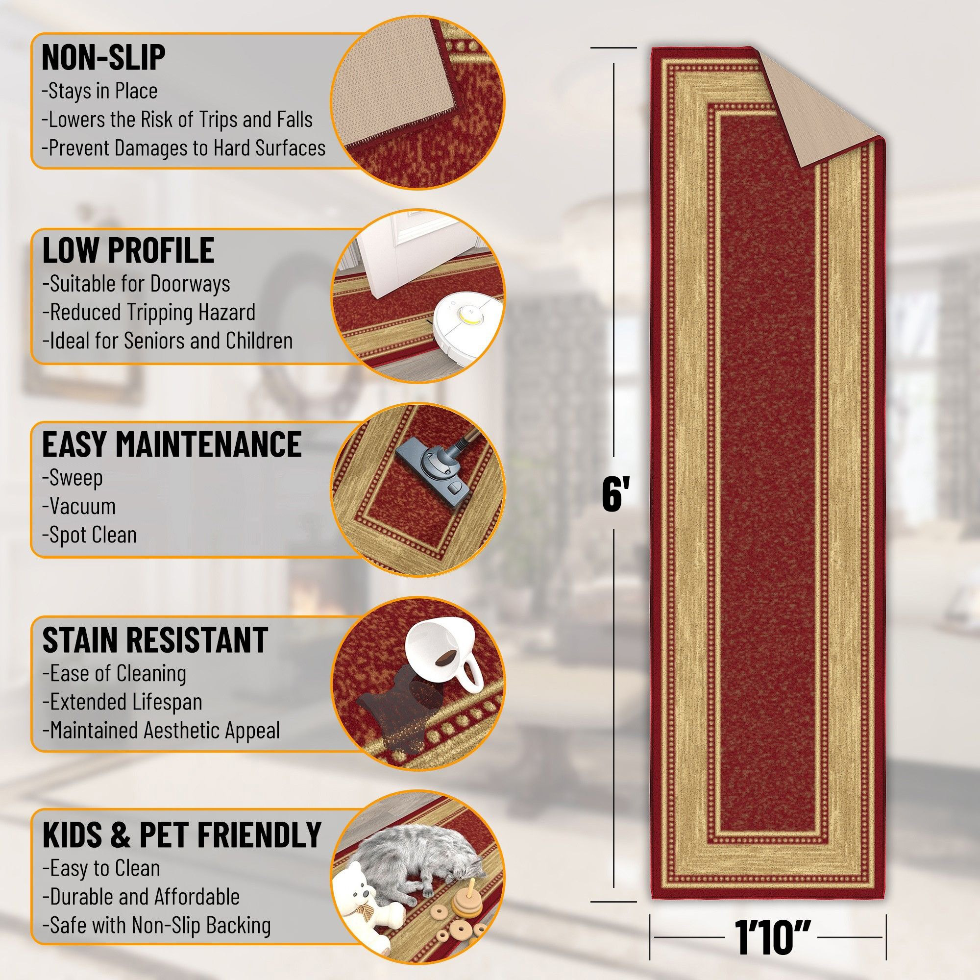 Ottomanson LVN5240-2X7 rugs - View #3