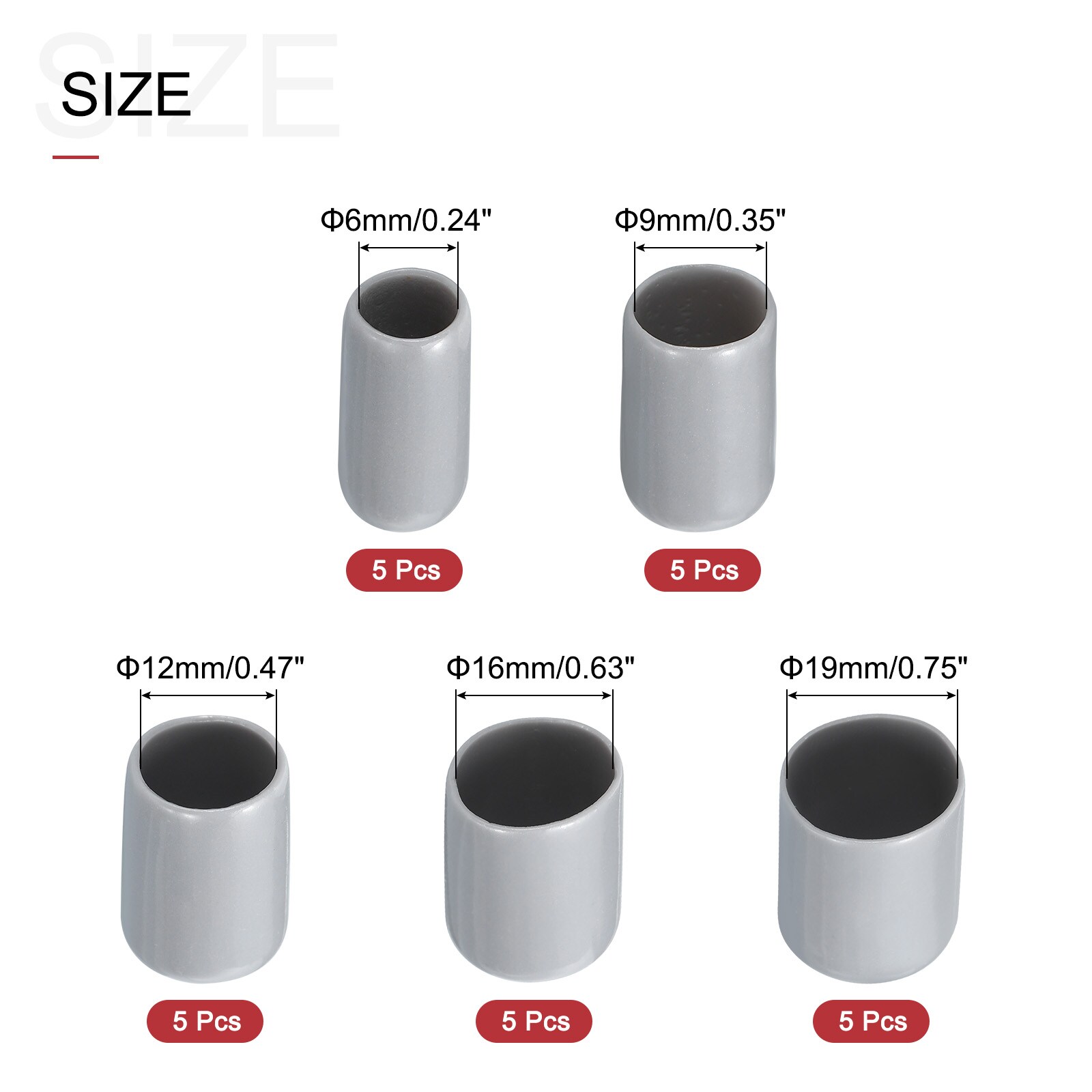 Unique Bargains S26010903UX1751 End-Caps-Screw-Protectors - View #2