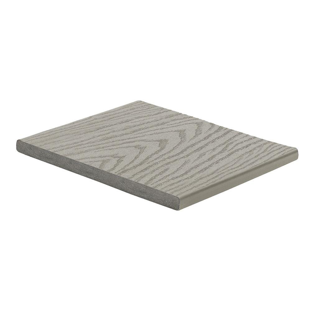 Trex 668127 Select 1-in x 11-in x 12-ft Composite Pebble Grey Fascia deck board