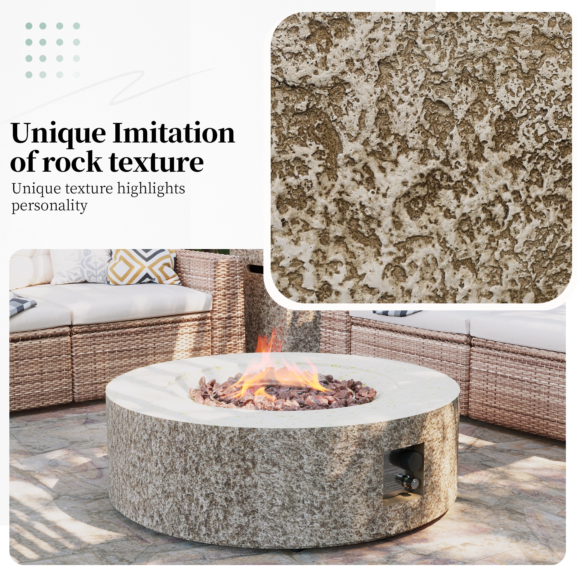 Patio Watcher BT-41H-PW-RGS Outdoor-Gas-Firepits - View #5