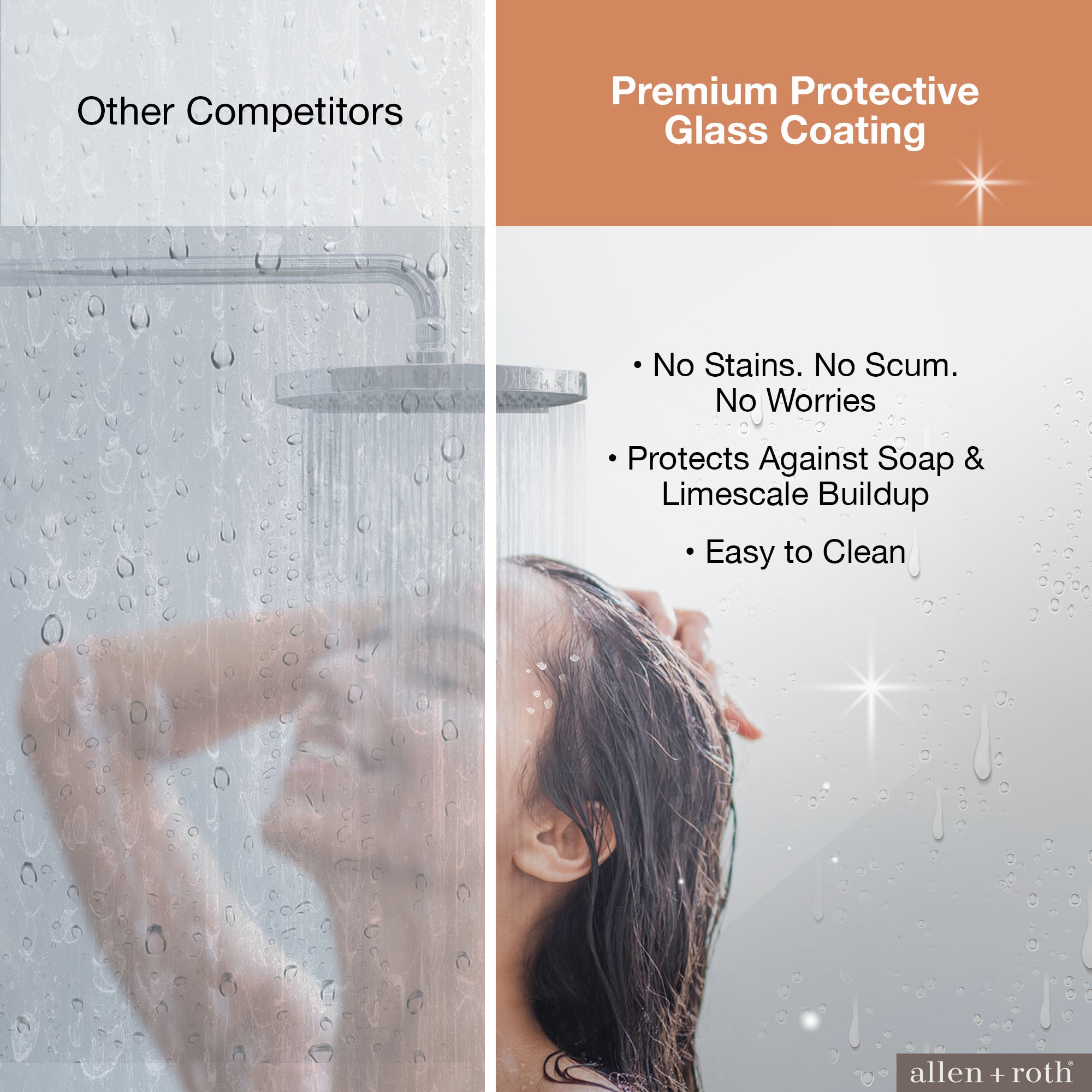 allen + roth DAVIDSON-60GP-MB Shower-Doors - View #3