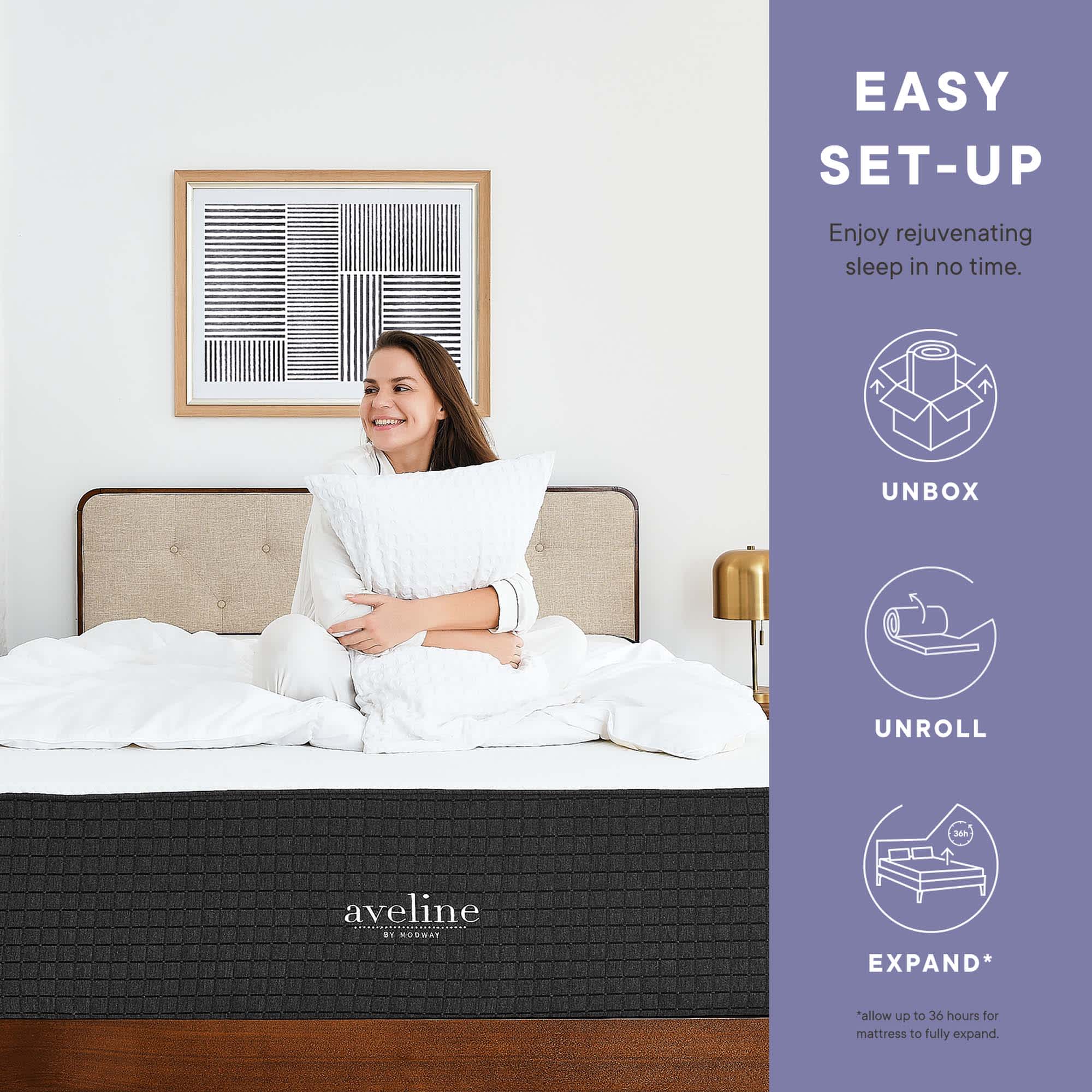 Modway MOD-5343-WHI Mattresses-Boxsprings - View #3